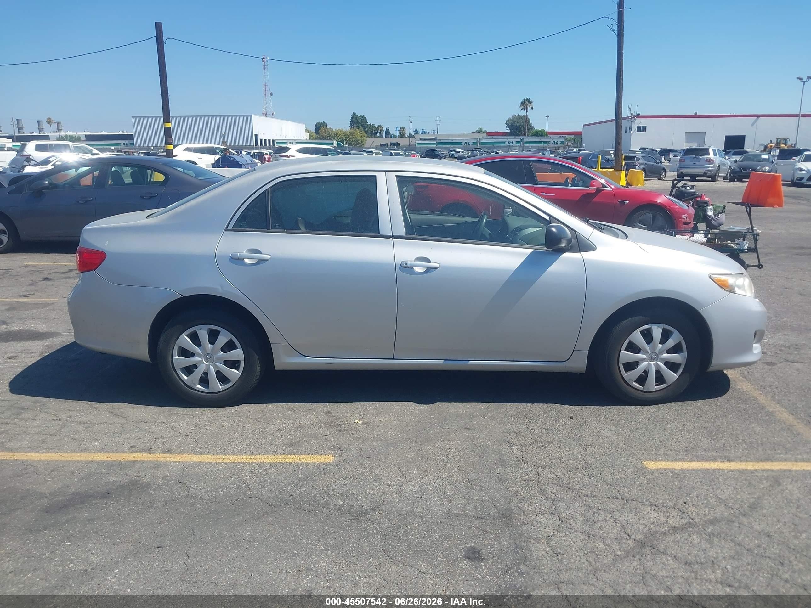 2010 Toyota Corolla   Silver vin: 1NXBU4EE3AZ223583