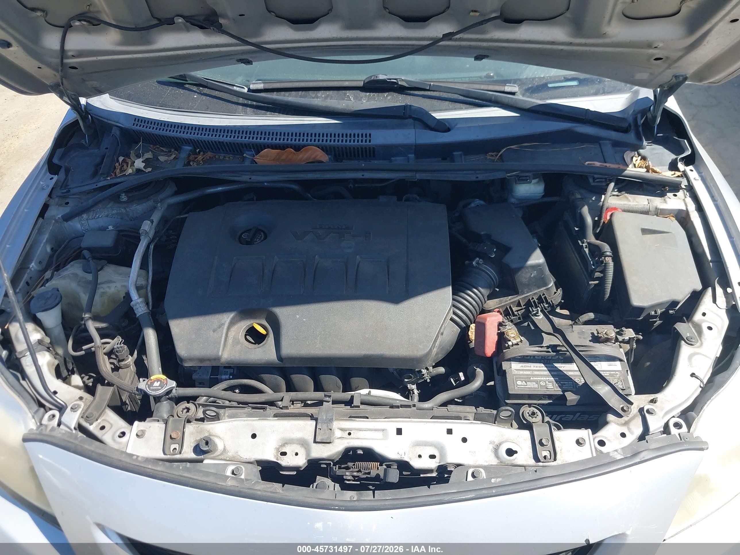 2010 Toyota Corolla S Silver vin: 1NXBU4EE3AZ231215