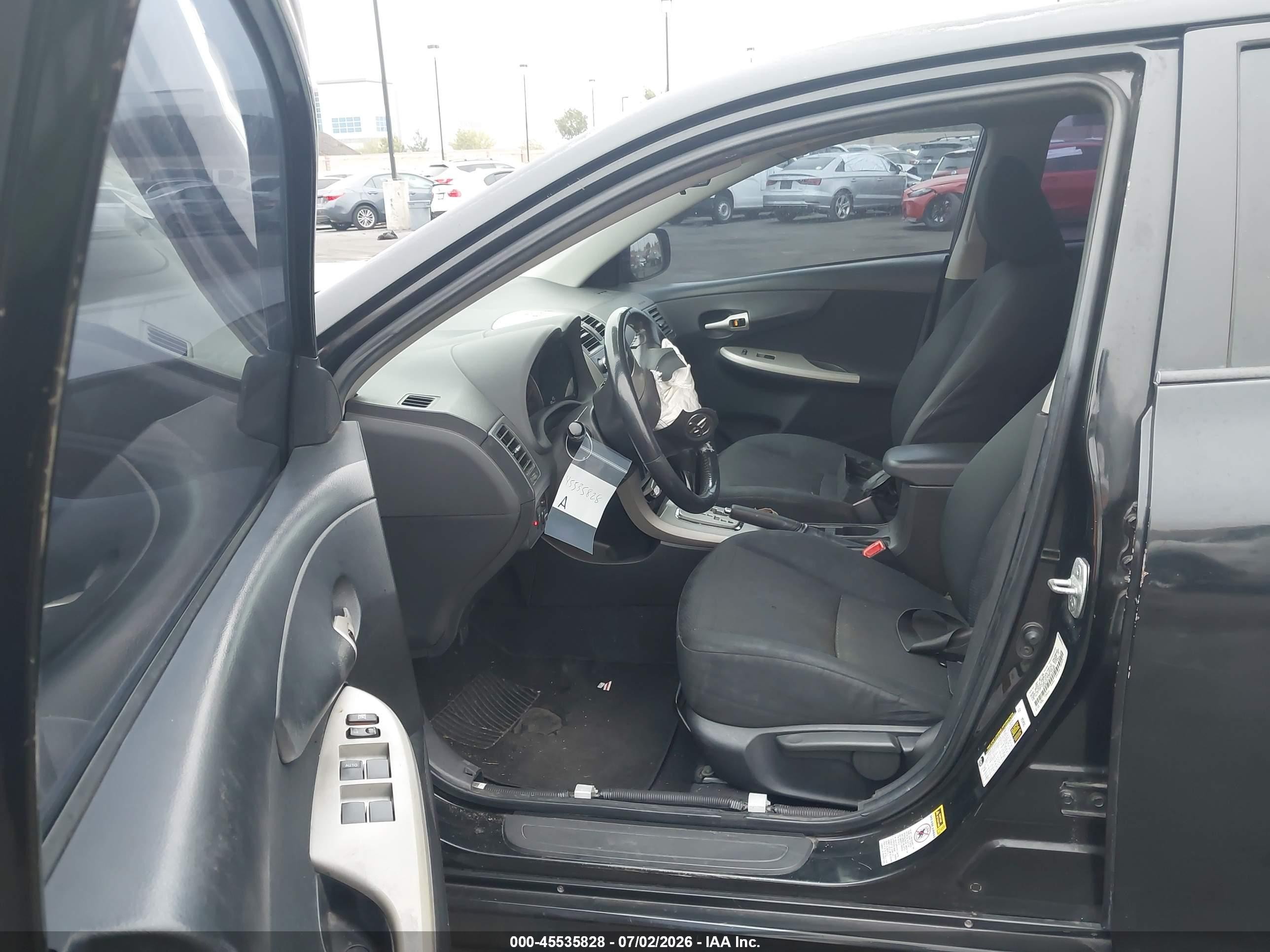 2010 Toyota Corolla S Black vin: 1NXBU4EE3AZ231392