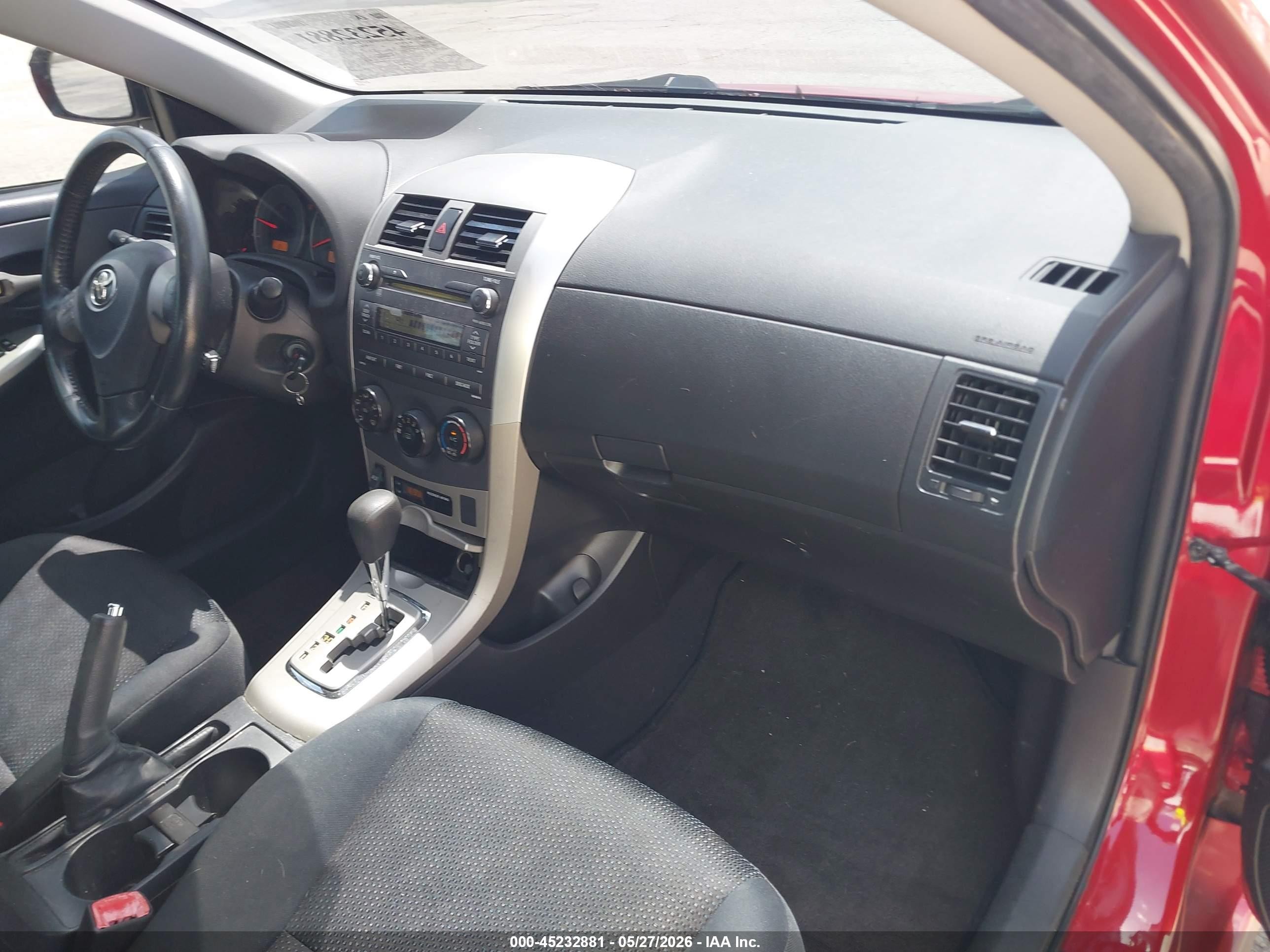 2010 Toyota Corolla S Red vin: 1NXBU4EE3AZ240299