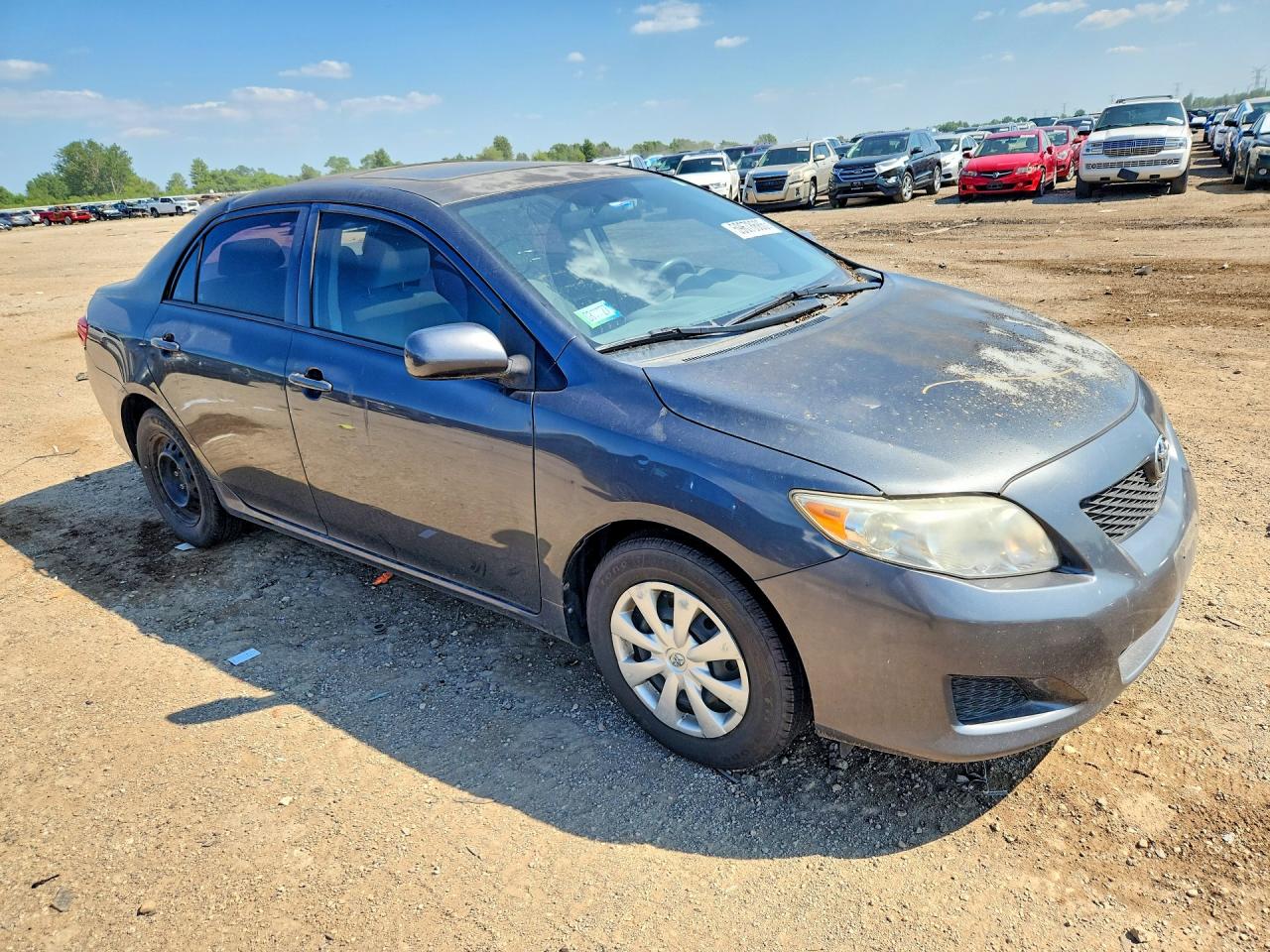 2010 Toyota Corolla Le Gray vin: 1NXBU4EE3AZ257104