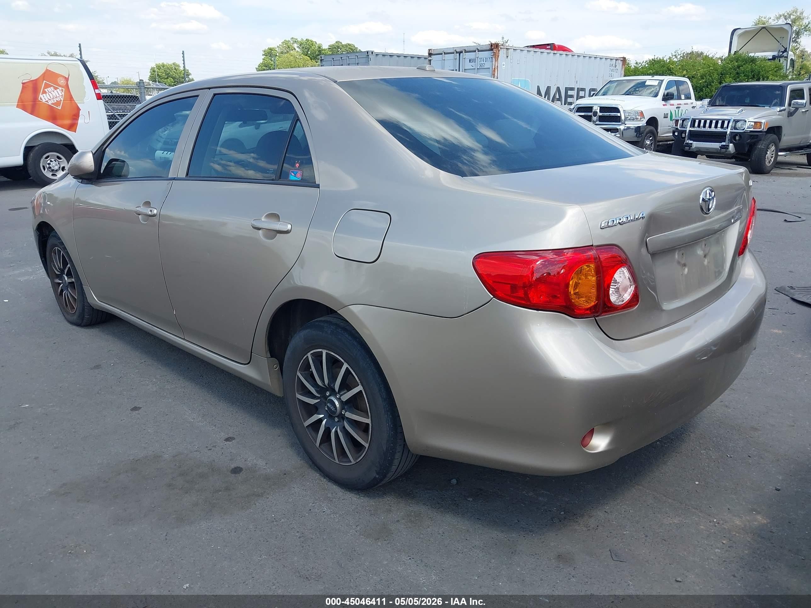 2010 Toyota Corolla Le Gold vin: 1NXBU4EE3AZ270726