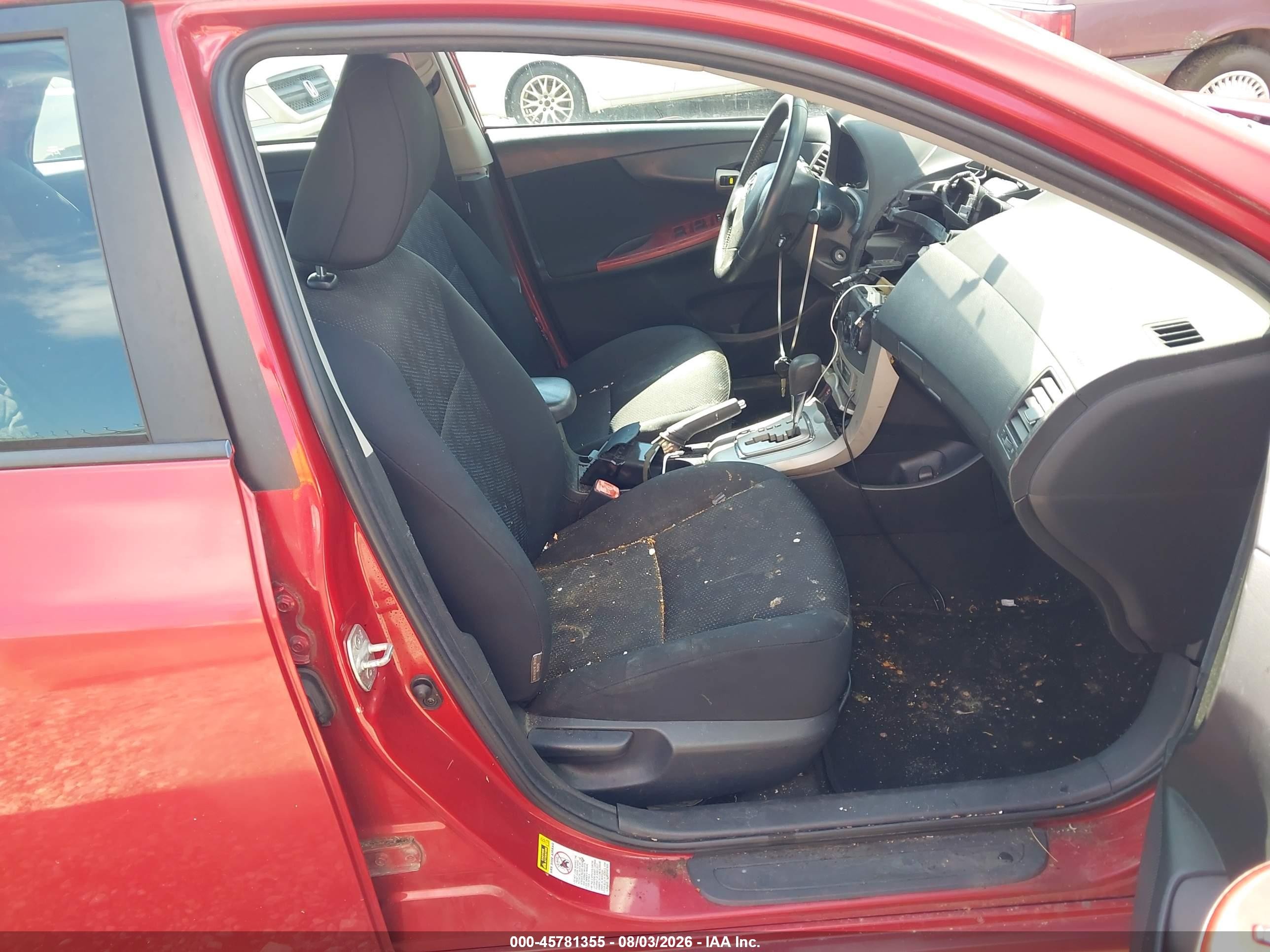 2010 Toyota Corolla S Red vin: 1NXBU4EE3AZ270905
