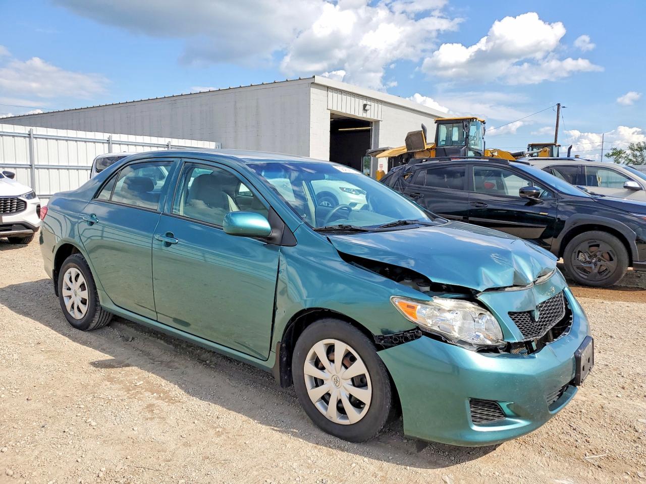 2010 Toyota Corolla Le Green vin: 1NXBU4EE3AZ272735