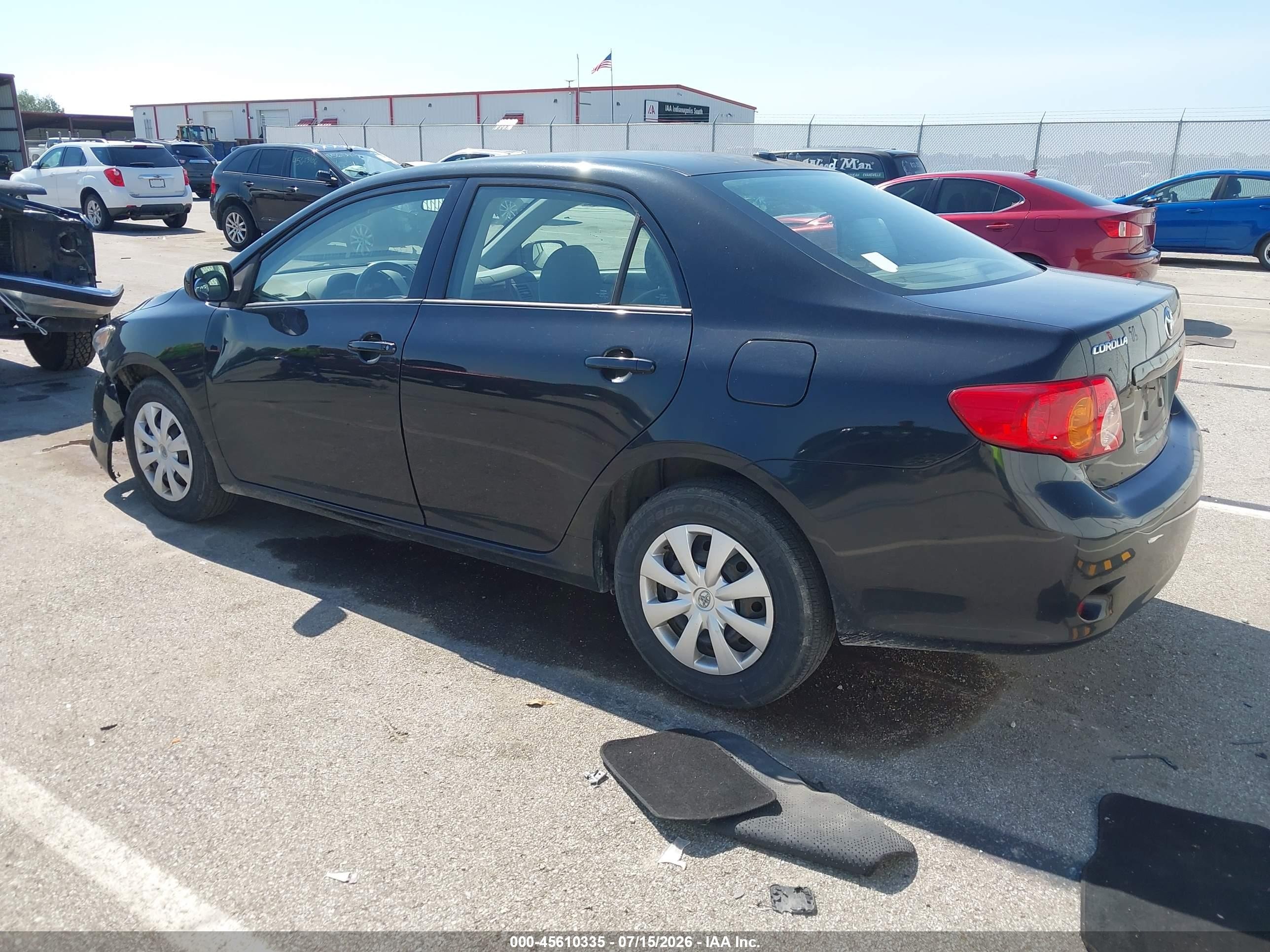 2010 Toyota Corolla Le Black vin: 1NXBU4EE3AZ287154