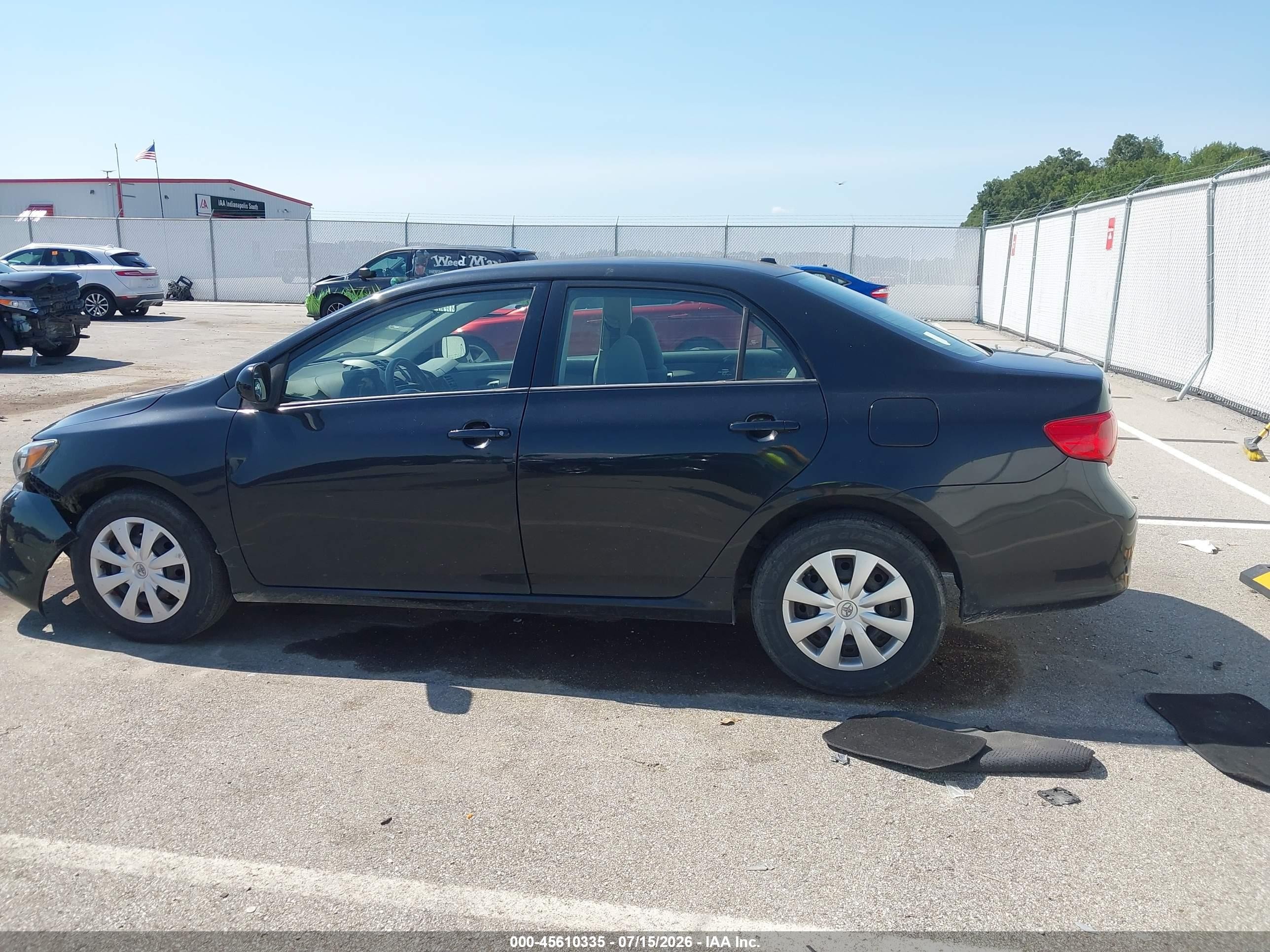 2010 Toyota Corolla Le Black vin: 1NXBU4EE3AZ287154