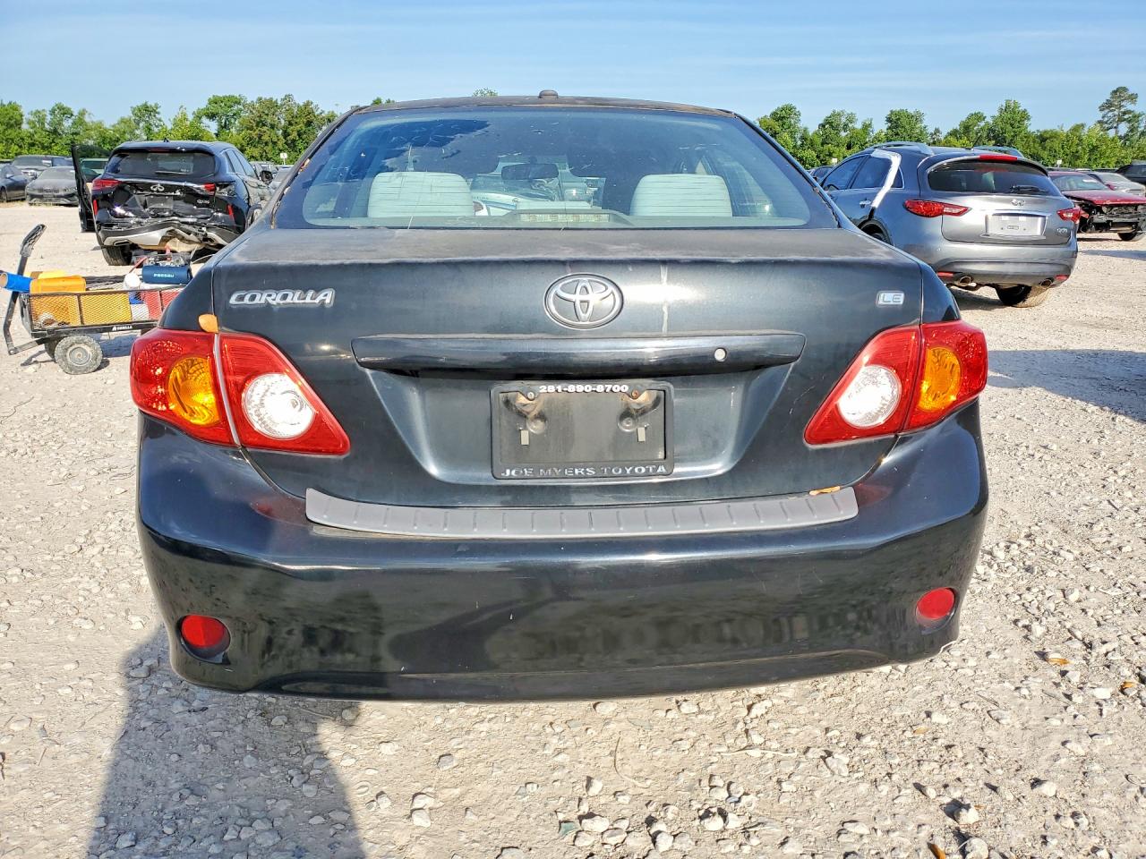 2010 Toyota Corolla Le Black vin: 1NXBU4EE3AZ293049
