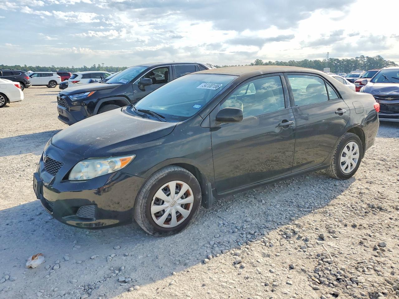 2010 Toyota Corolla Le Черный vin: 1NXBU4EE3AZ293049