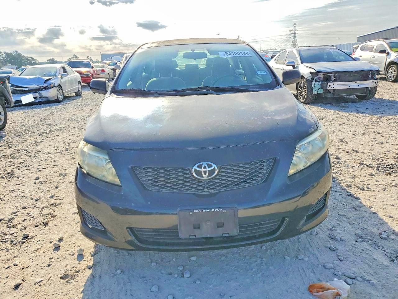 2010 Toyota Corolla Le Black vin: 1NXBU4EE3AZ293049