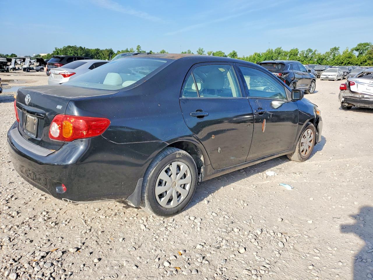 2010 Toyota Corolla Le Black vin: 1NXBU4EE3AZ293049