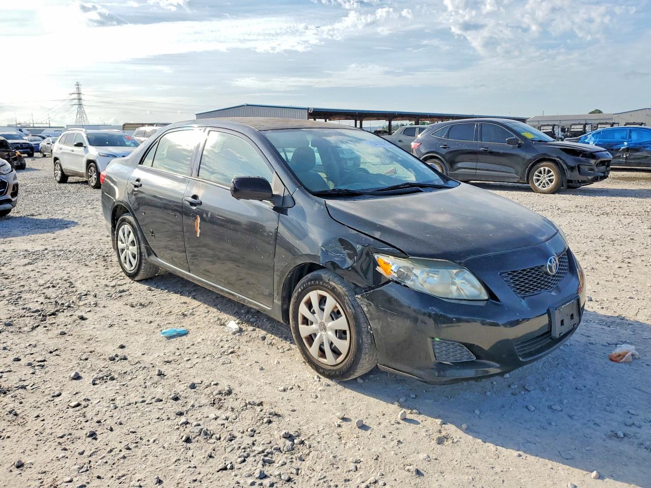 2010 Toyota Corolla Le Black vin: 1NXBU4EE3AZ293049