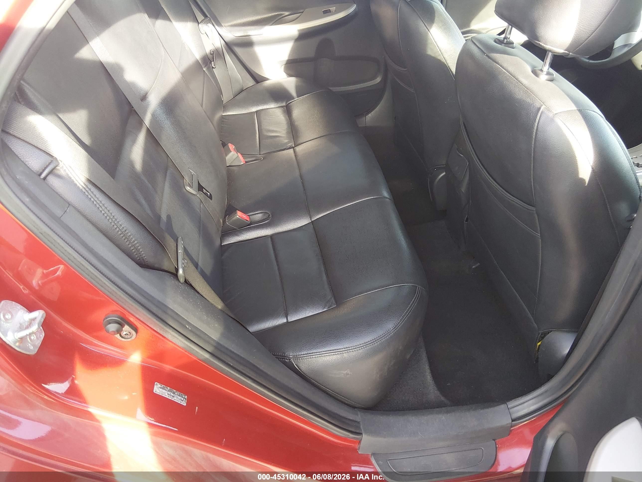 2010 Toyota Corolla S Red vin: 1NXBU4EE3AZ293858
