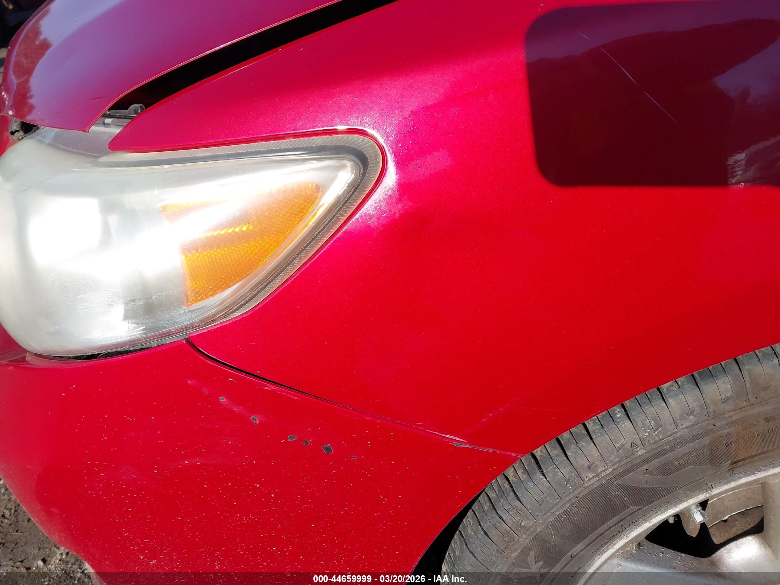 2010 Toyota Corolla Le Red vin: 1NXBU4EE3AZ294847