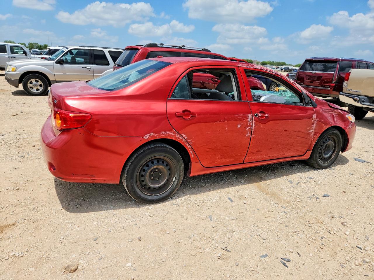 2010 Toyota Corolla Le Красный vin: 1NXBU4EE3AZ295013