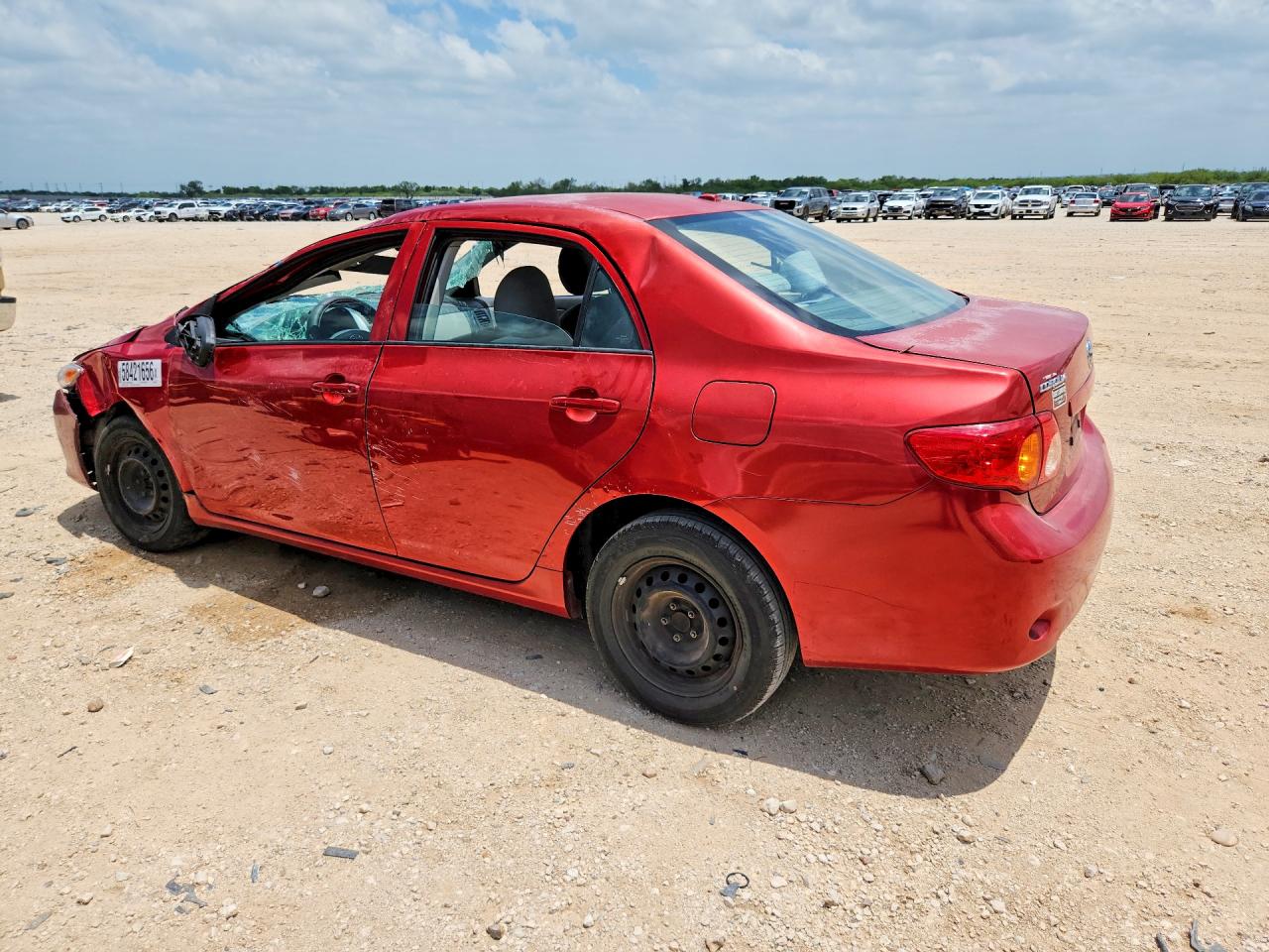 2010 Toyota Corolla Le Красный vin: 1NXBU4EE3AZ295013