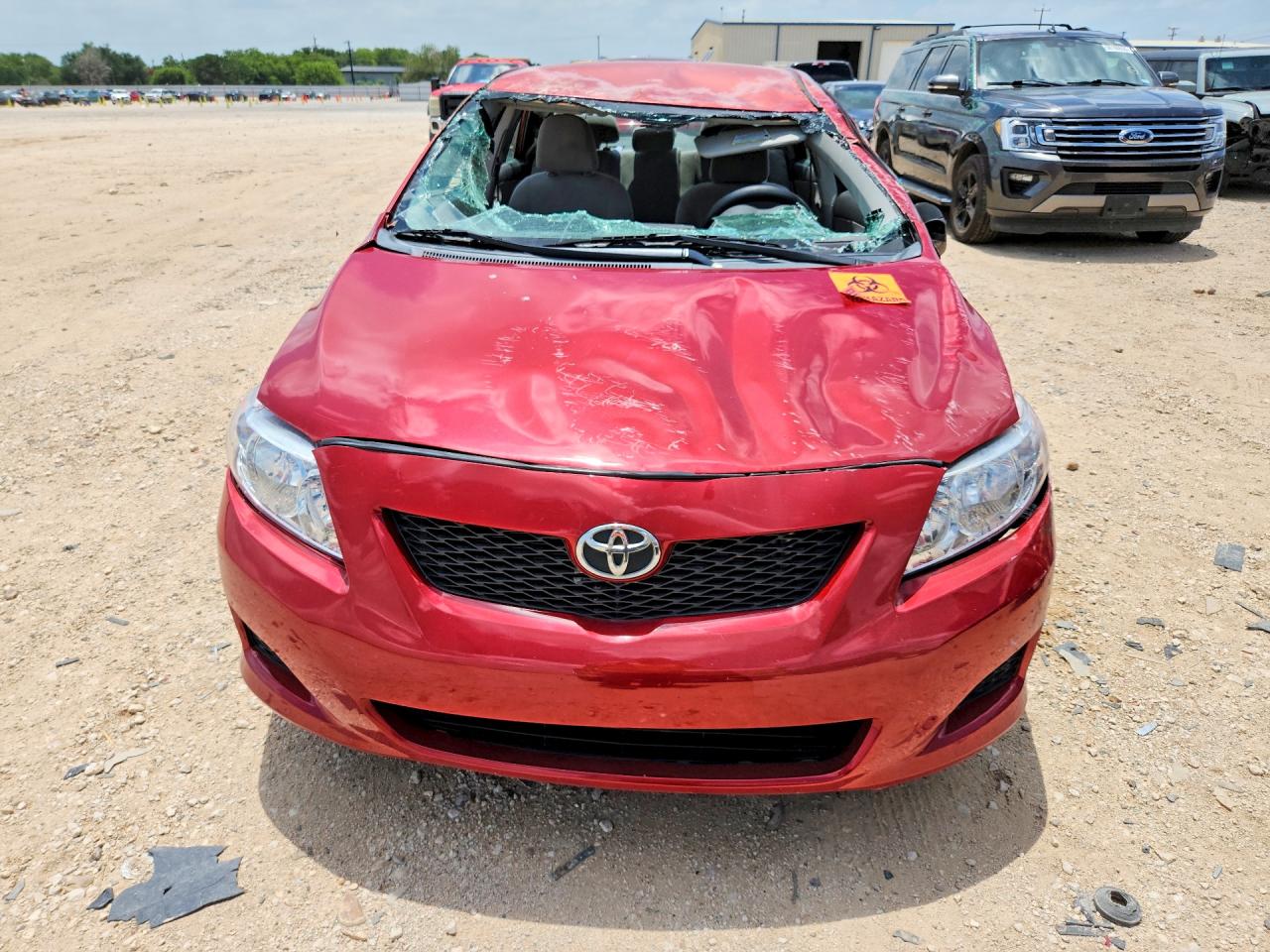 2010 Toyota Corolla Le Красный vin: 1NXBU4EE3AZ295013