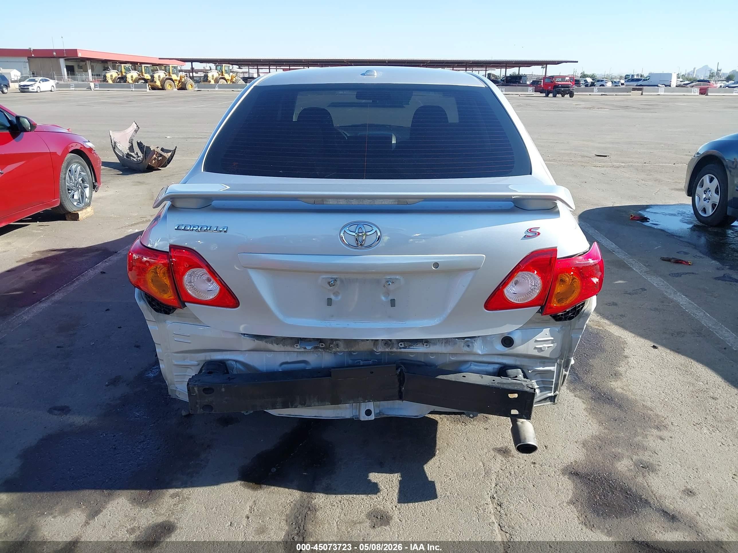 2010 Toyota Corolla S Silver vin: 1NXBU4EE3AZ296162