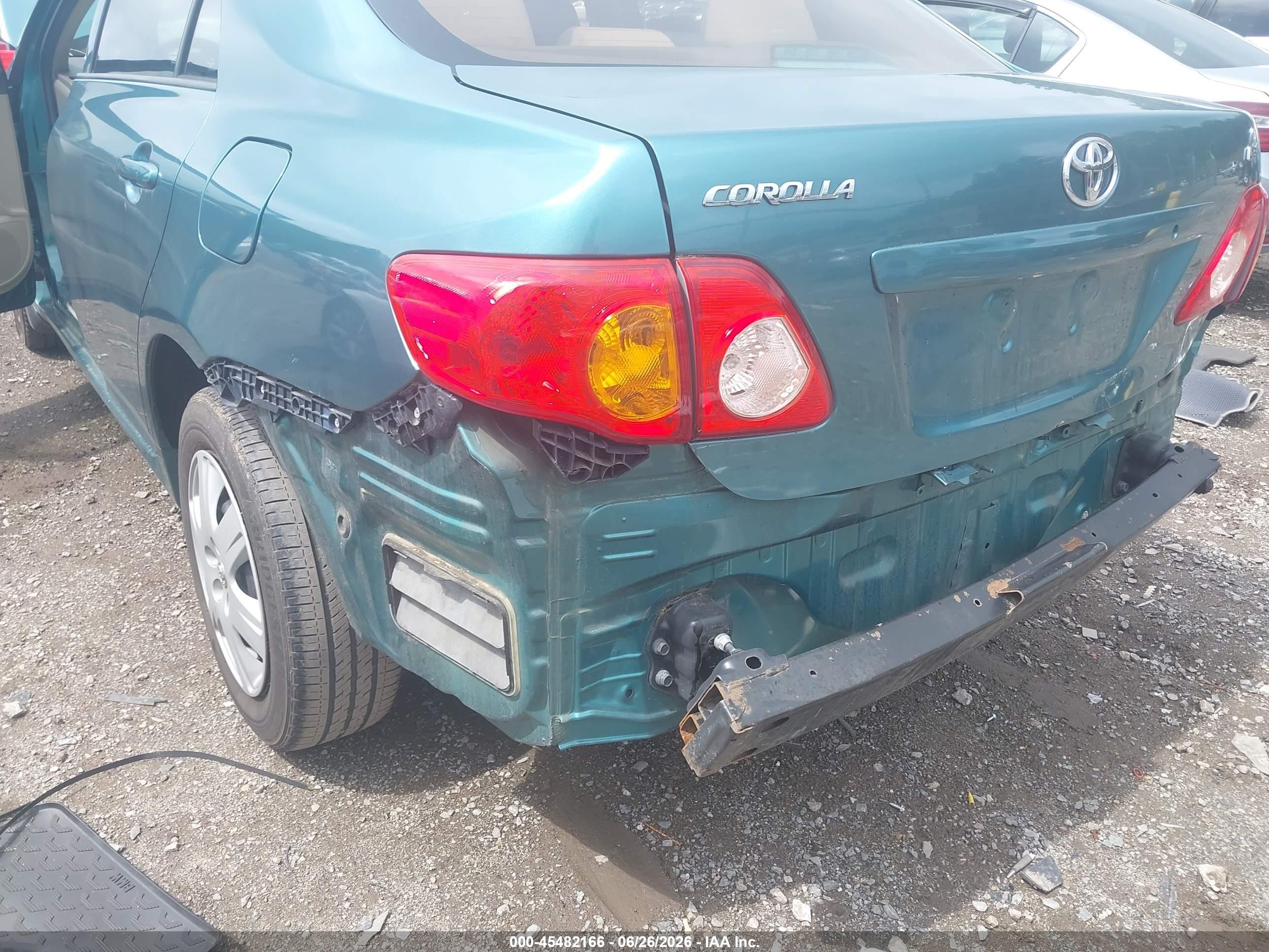 2010 Toyota Corolla Le Бирюзовый vin: 1NXBU4EE3AZ303417