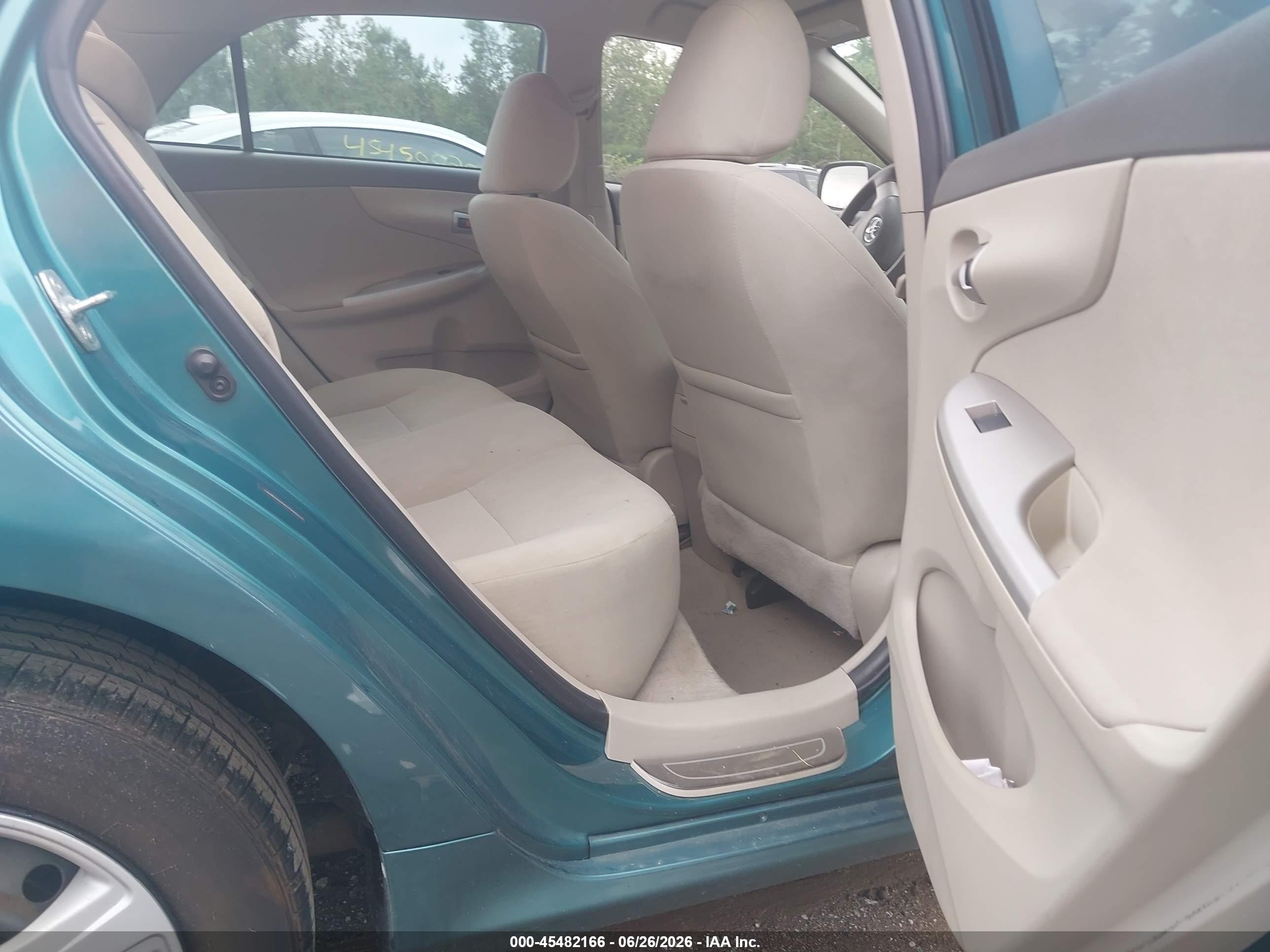 2010 Toyota Corolla Le Бирюзовый vin: 1NXBU4EE3AZ303417