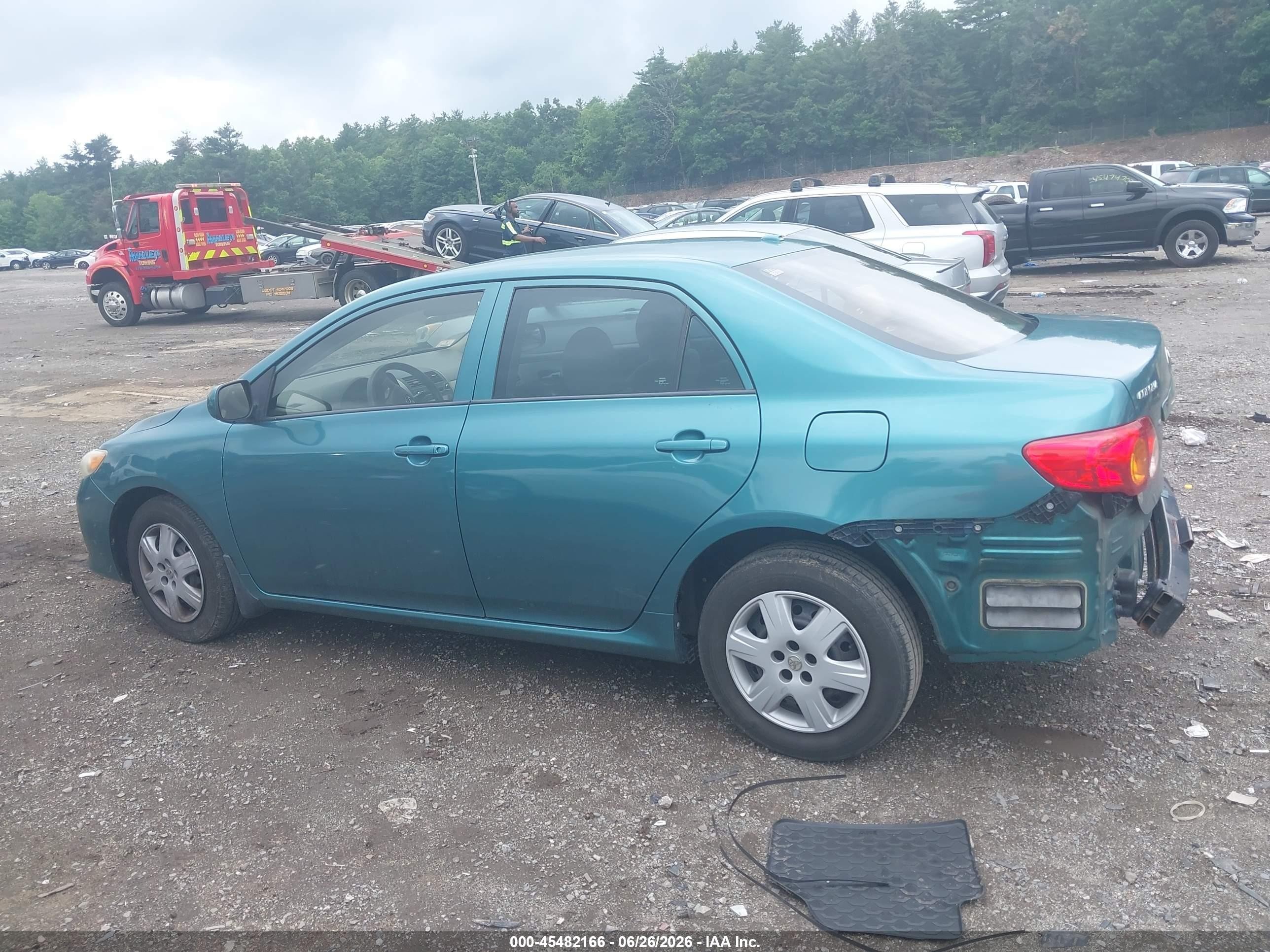2010 Toyota Corolla Le Бирюзовый vin: 1NXBU4EE3AZ303417