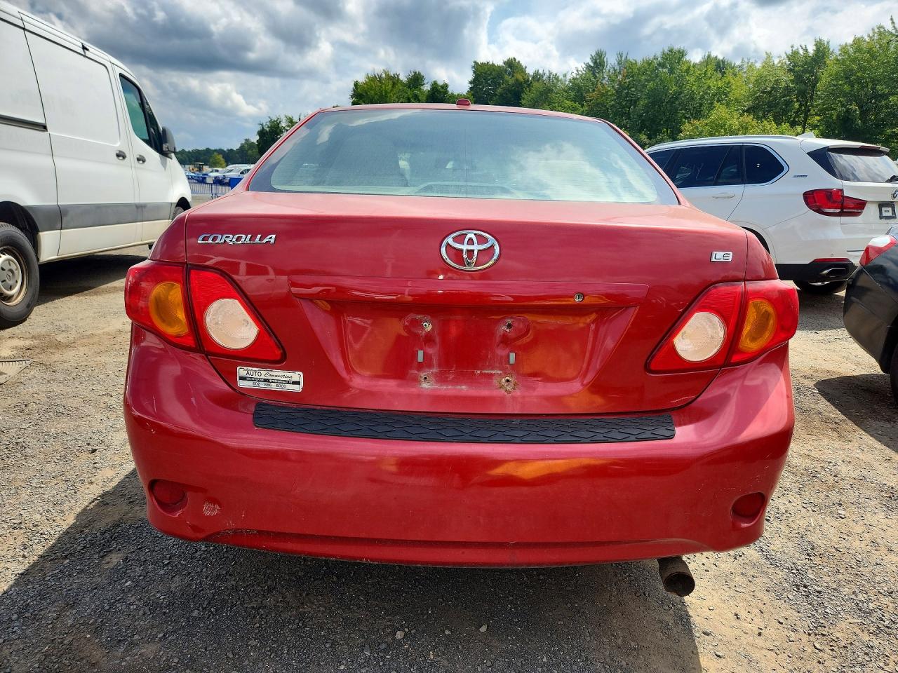 2010 Toyota Corolla Le Red vin: 1NXBU4EE3AZ310464