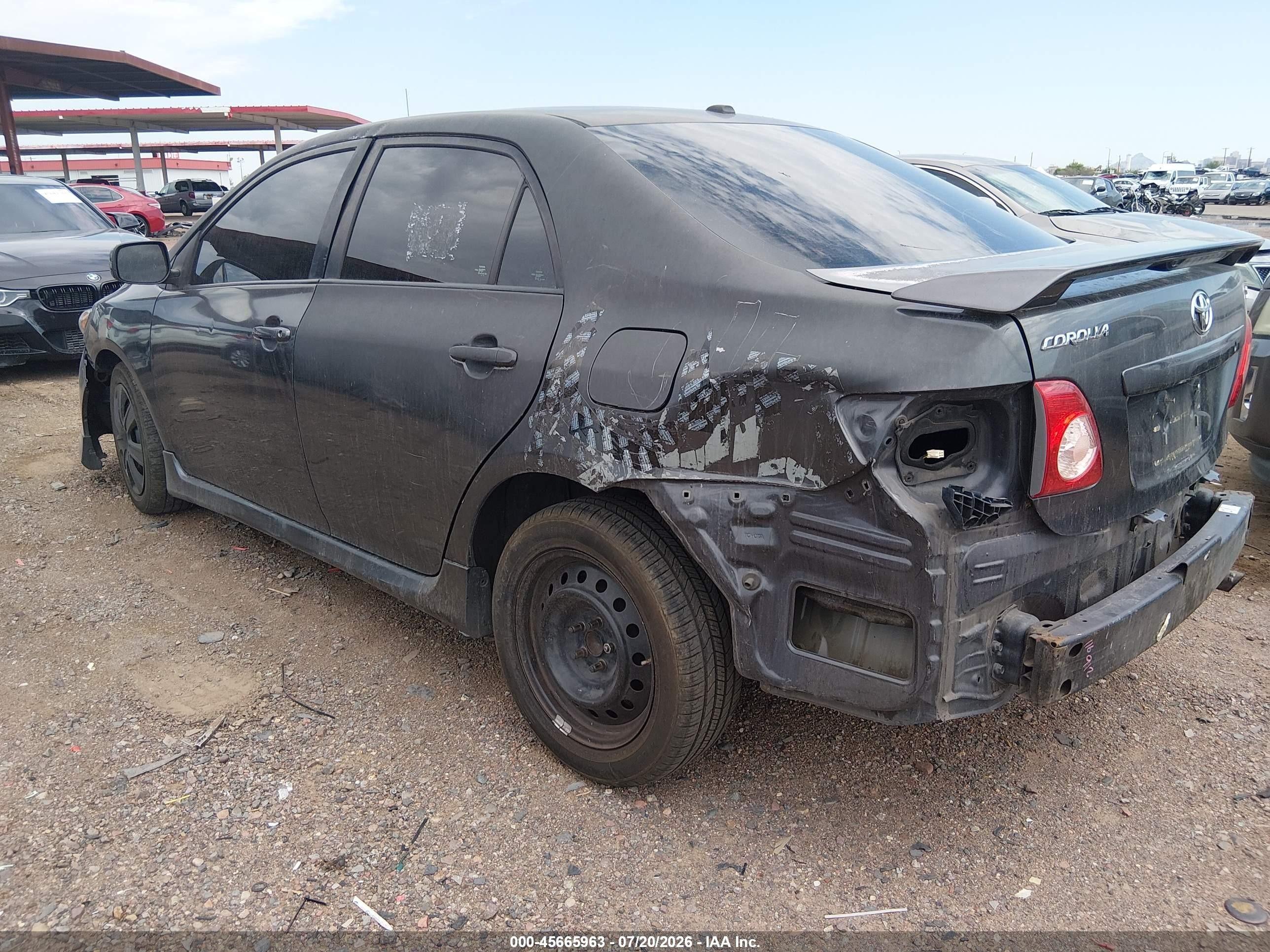 2010 Toyota Corolla S Серый vin: 1NXBU4EE3AZ335932