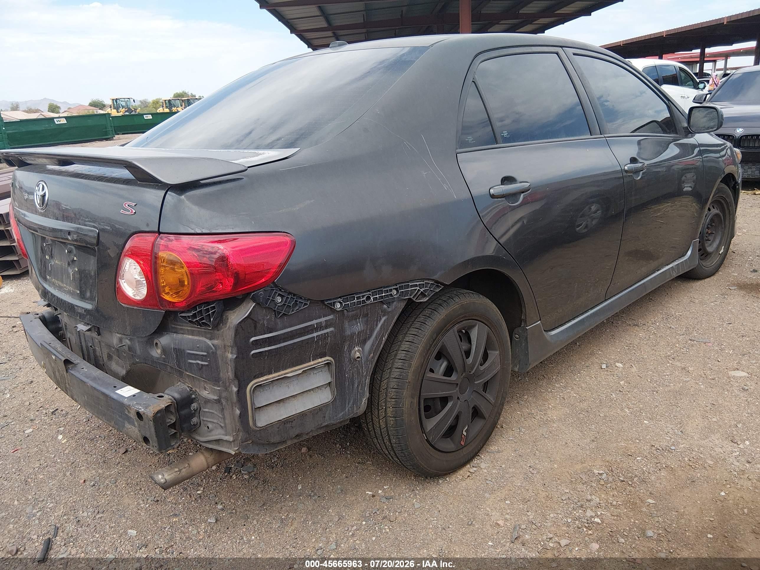 2010 Toyota Corolla S Серый vin: 1NXBU4EE3AZ335932