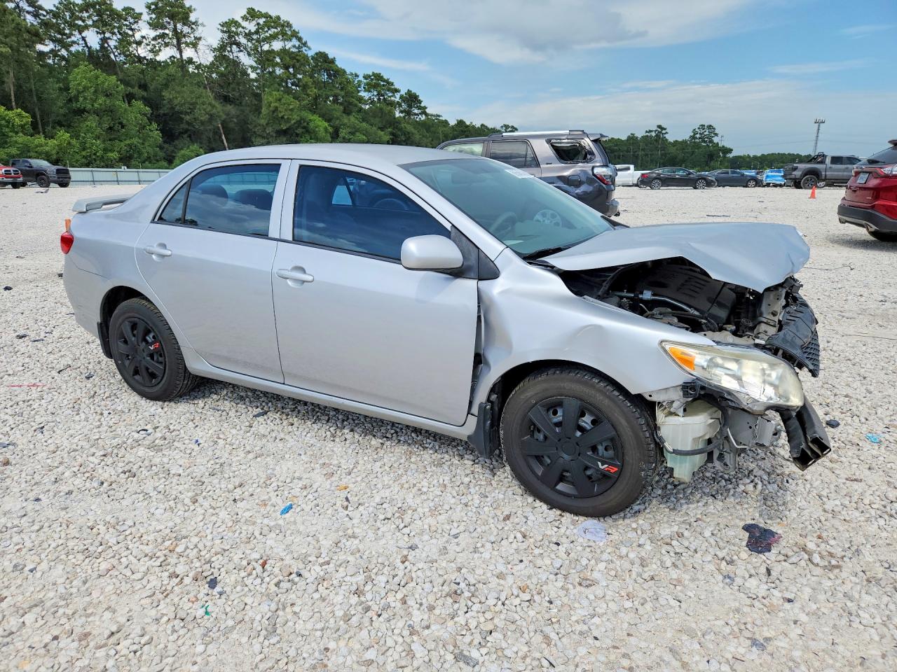 2010 Toyota Corolla Le Silver vin: 1NXBU4EE3AZ350446