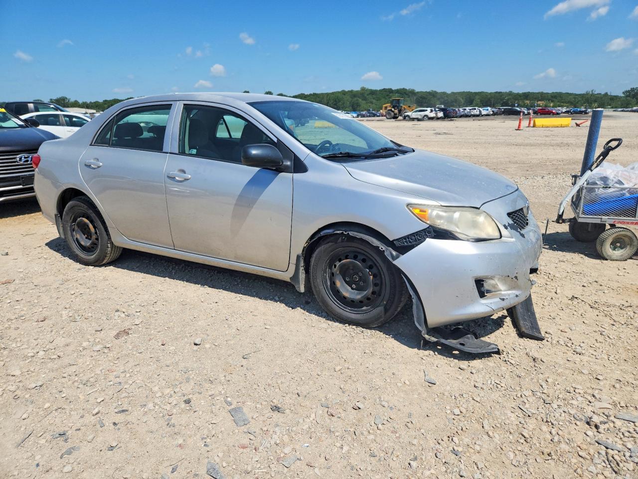 2010 Toyota Corolla Le Silver vin: 1NXBU4EE3AZ381776