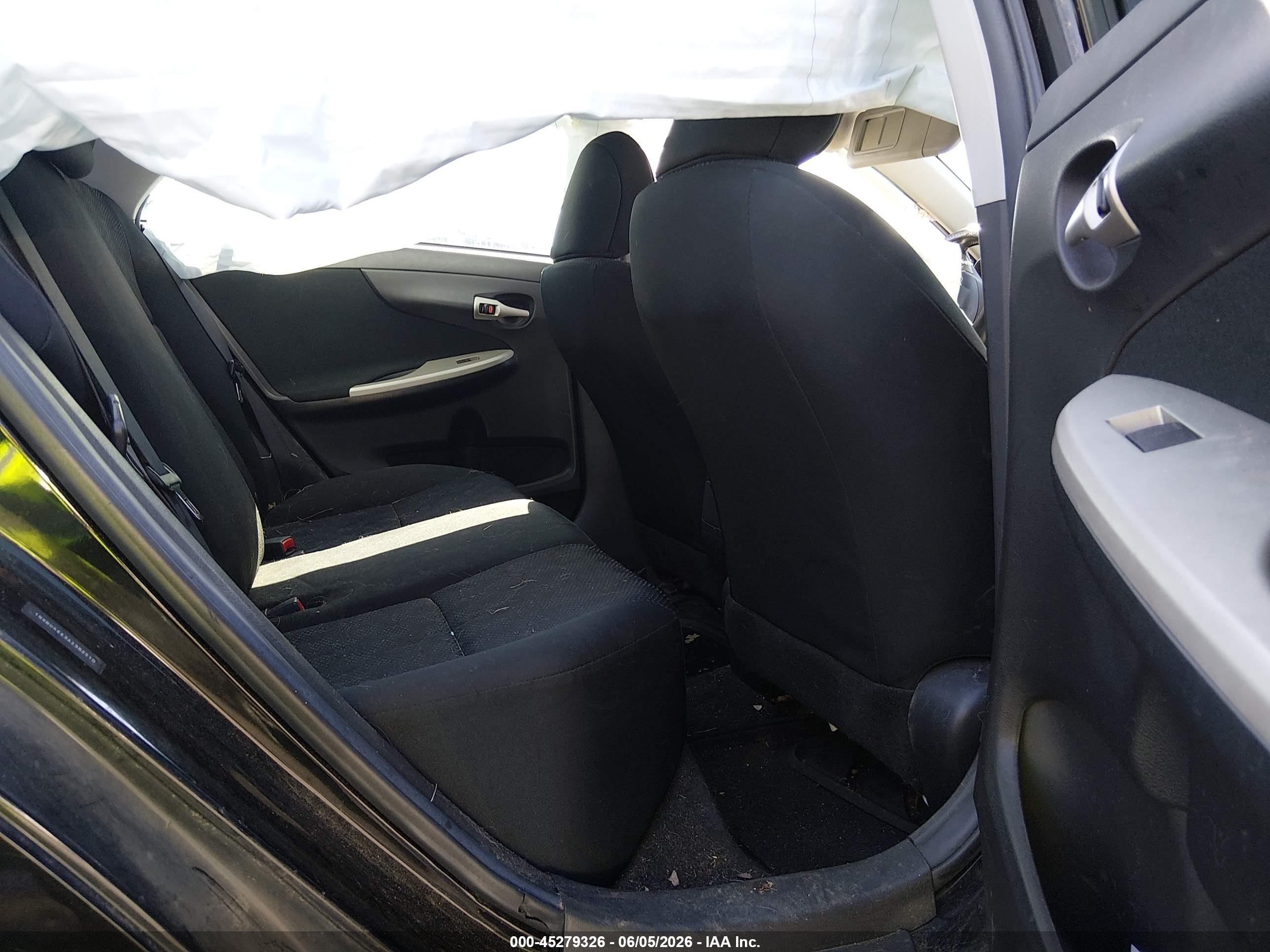 2010 Toyota Corolla S Black vin: 1NXBU4EE3AZ382510