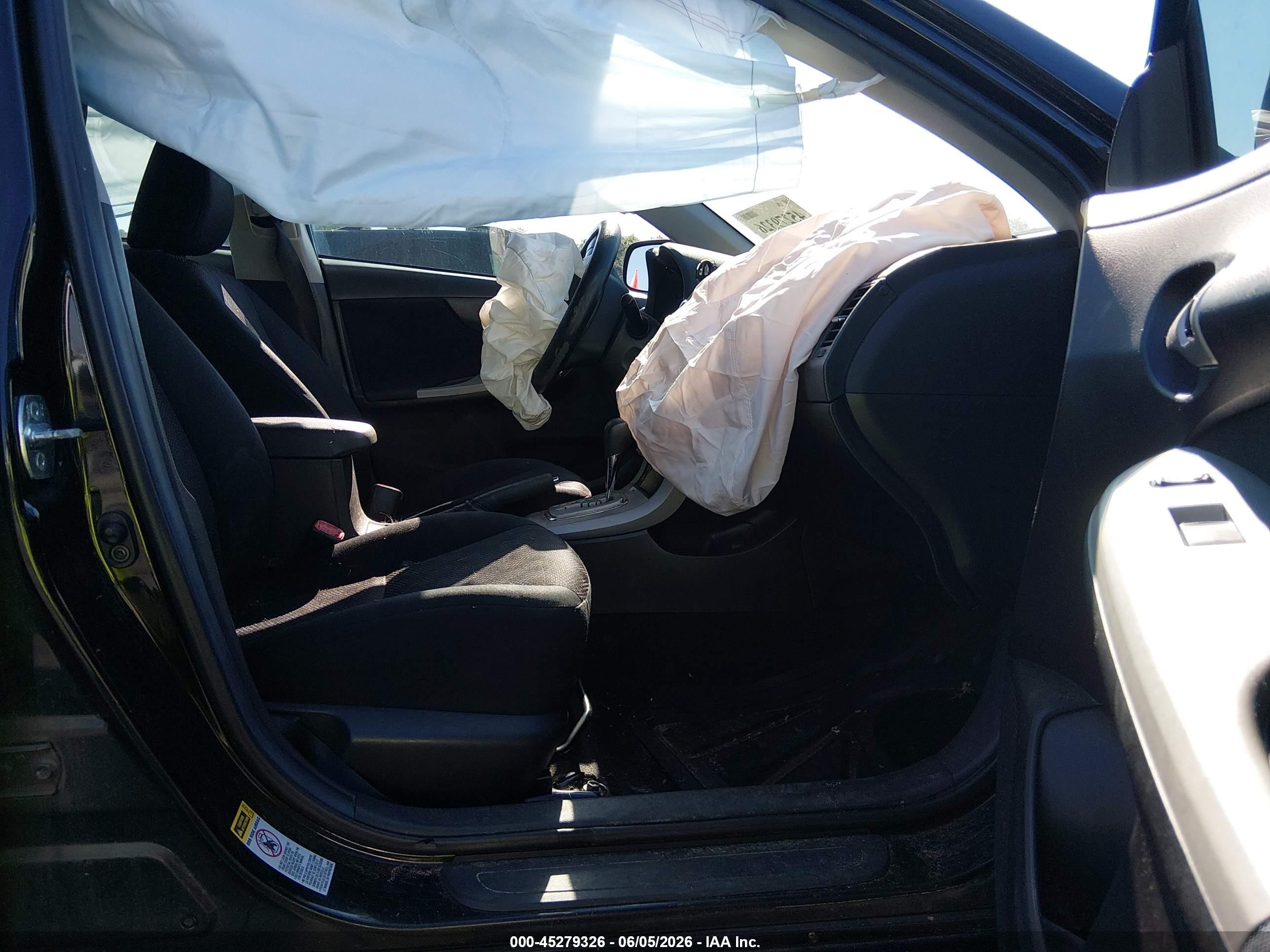 2010 Toyota Corolla S Black vin: 1NXBU4EE3AZ382510