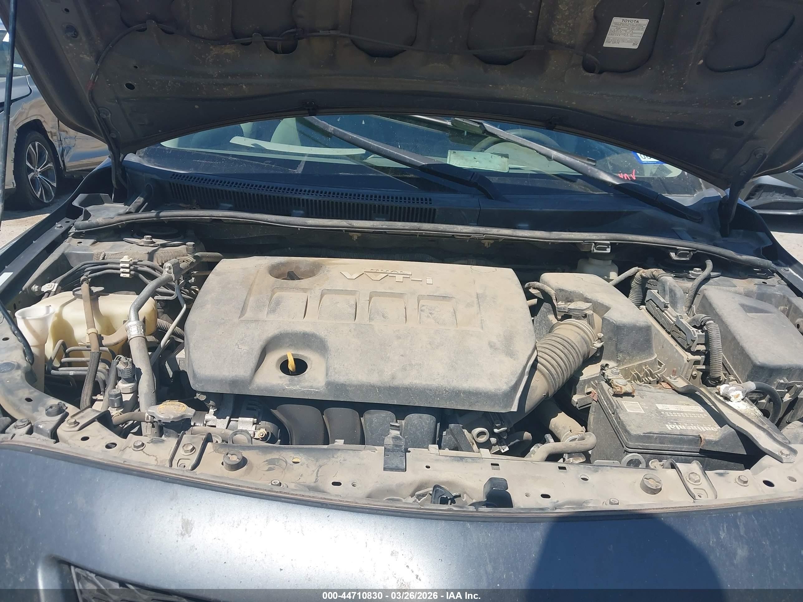 2010 Toyota Corolla Le Gray vin: 1NXBU4EE3AZ384435