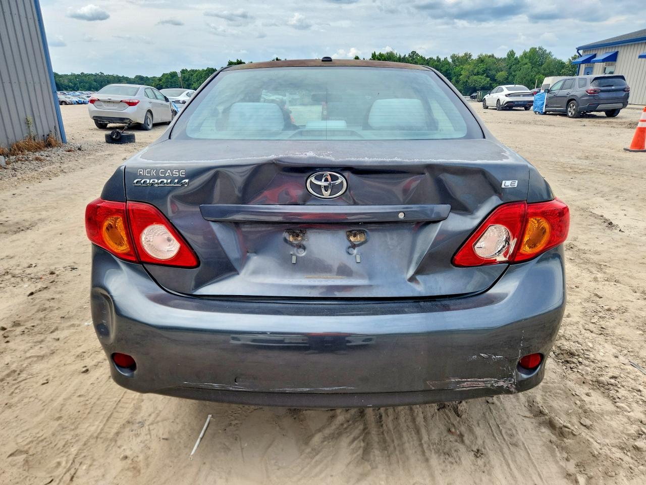 2010 Toyota Corolla Le Gray vin: 1NXBU4EE3AZ386458