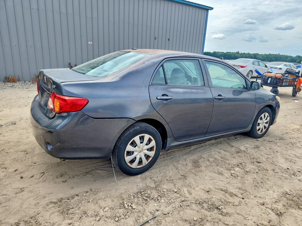 2010 Toyota Corolla Le Gray vin: 1NXBU4EE3AZ386458
