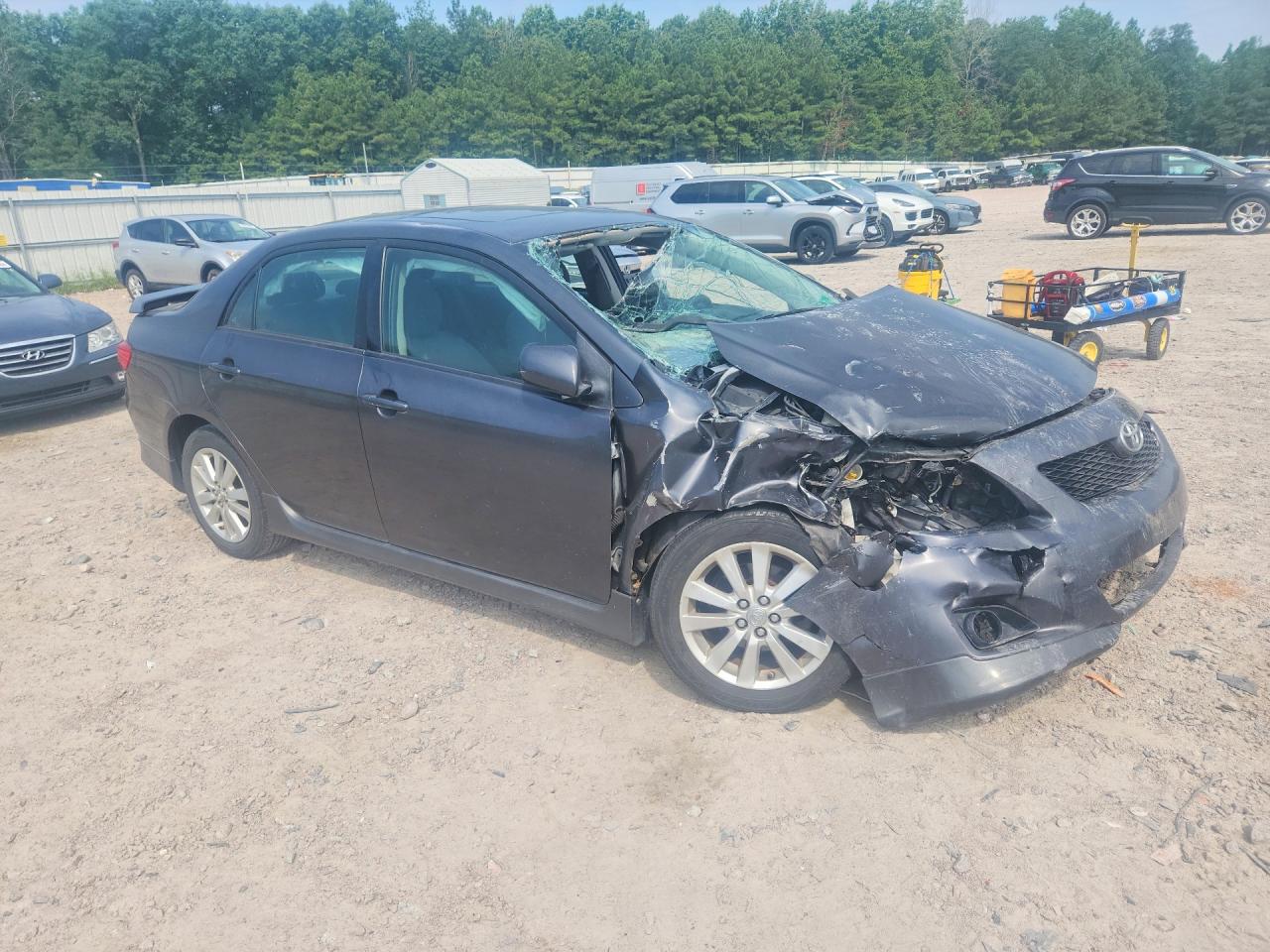 2010 Toyota Corolla S Gray vin: 1NXBU4EE4AZ166729