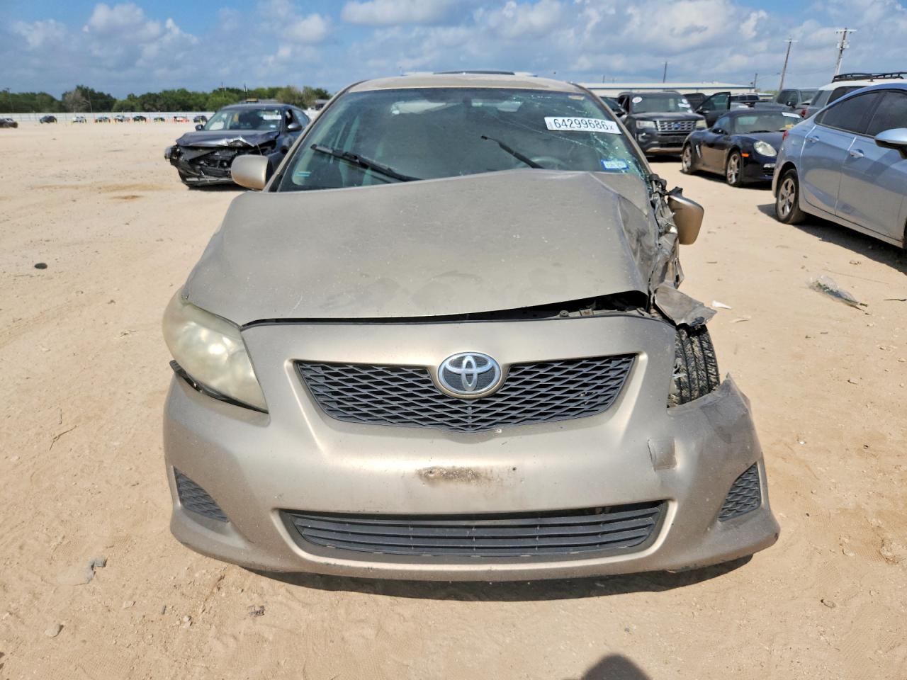 2010 Toyota Corolla Le Beige vin: 1NXBU4EE4AZ177844