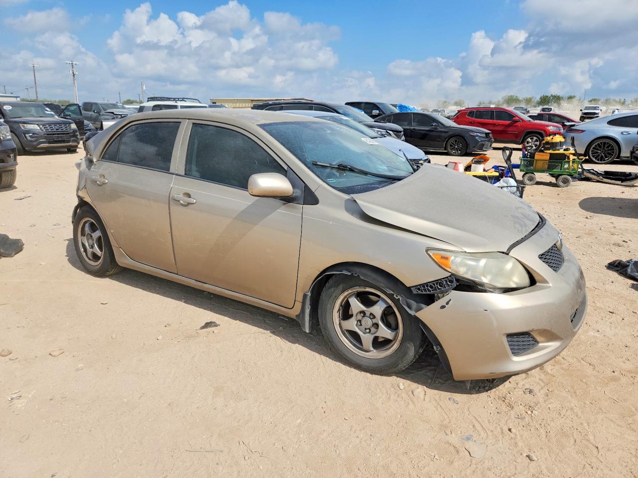 2010 Toyota Corolla Le Beige vin: 1NXBU4EE4AZ177844
