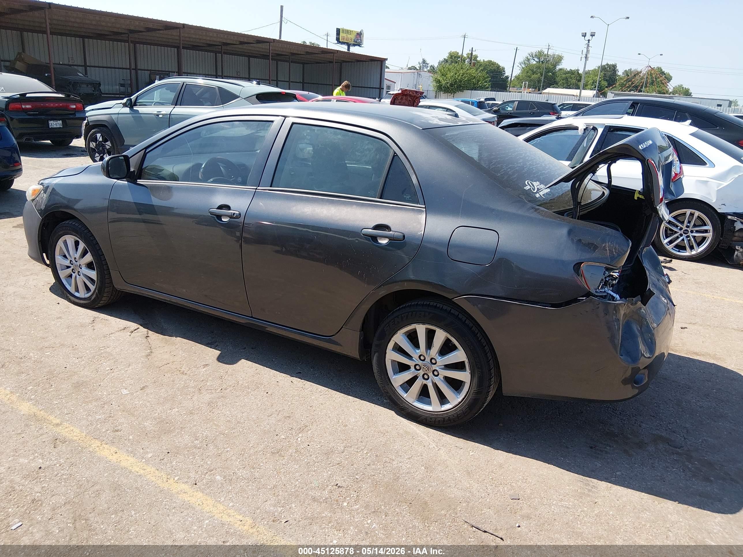 2010 Toyota Corolla Le Gray vin: 1NXBU4EE4AZ182347
