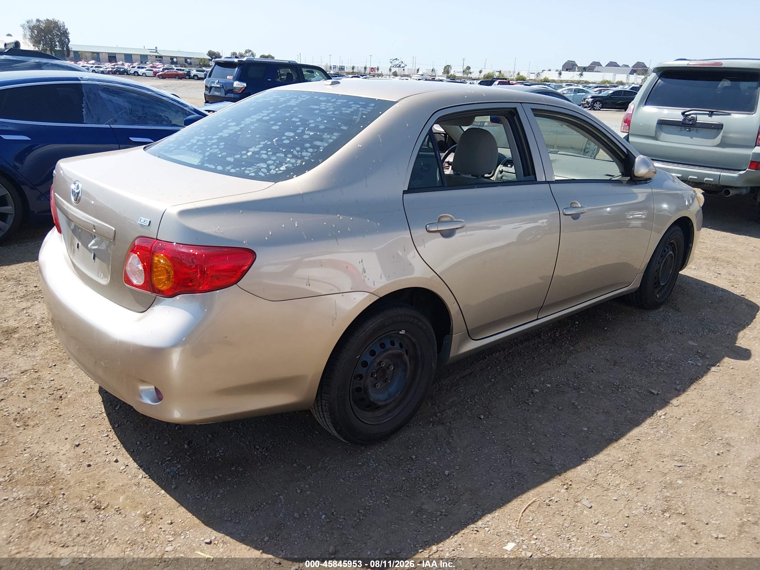 2010 Toyota Corolla Le Beige vin: 1NXBU4EE4AZ202516