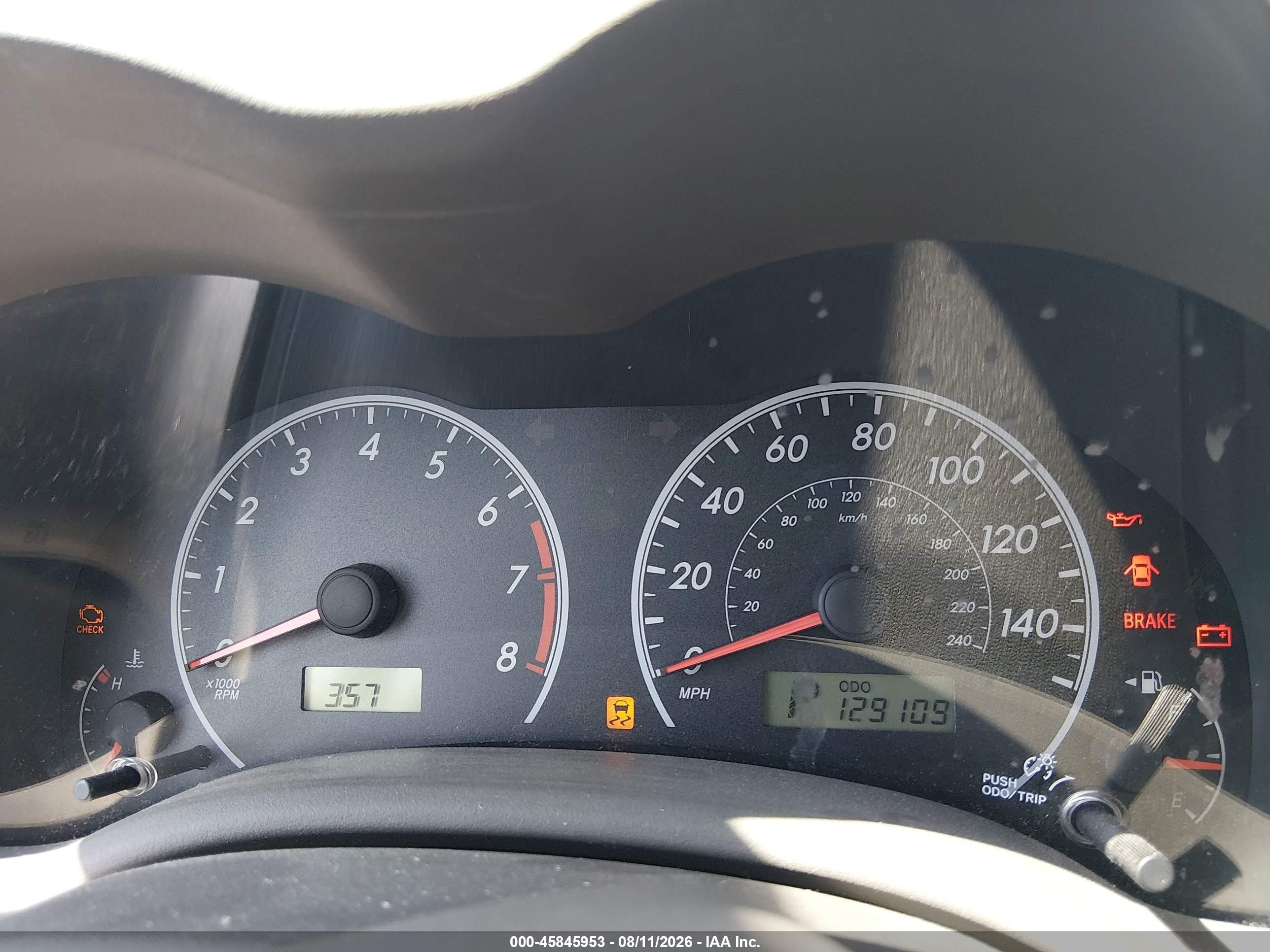 2010 Toyota Corolla Le Beige vin: 1NXBU4EE4AZ202516