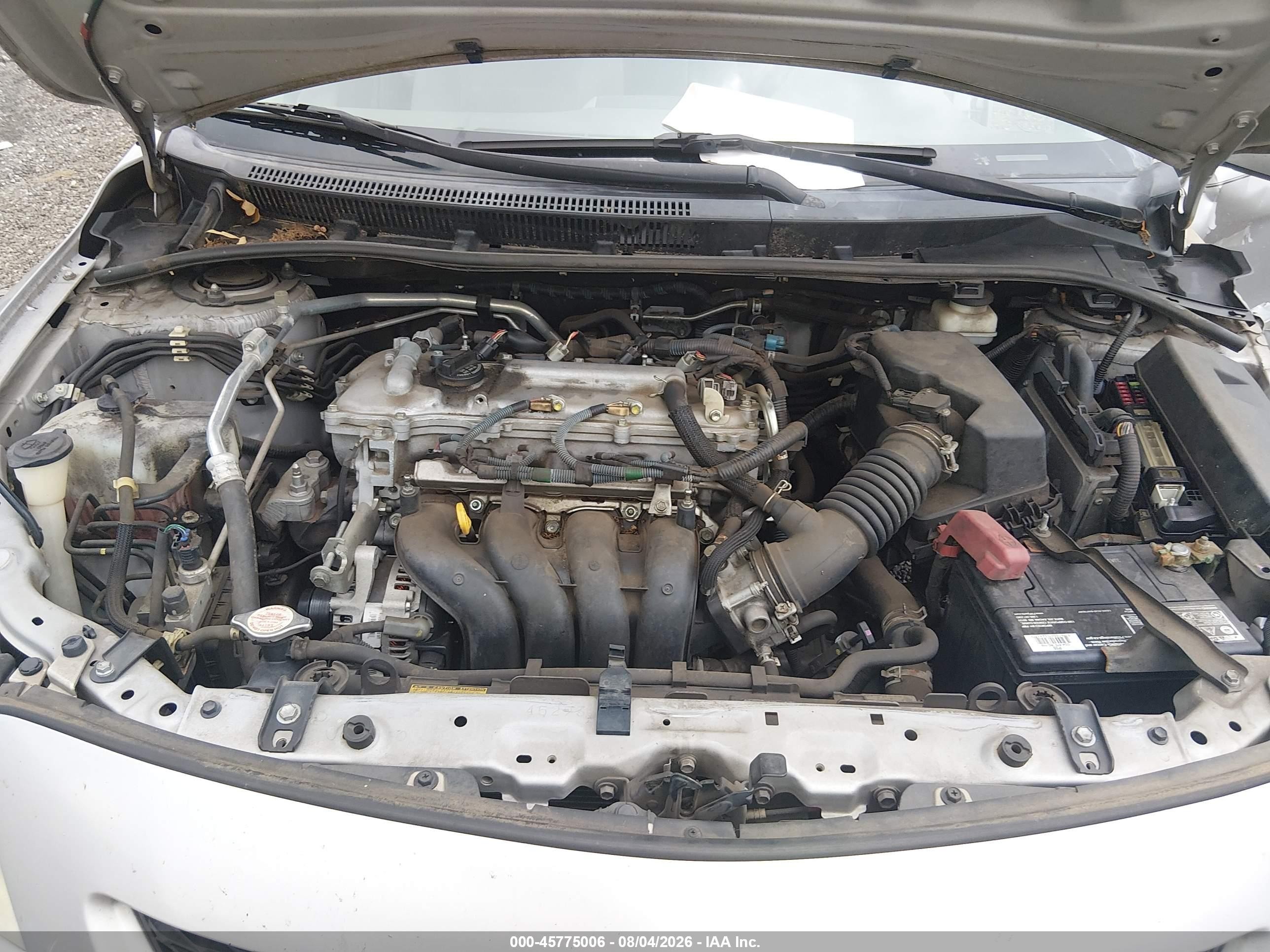 2010 Toyota Corolla Le Серебряный vin: 1NXBU4EE4AZ204461