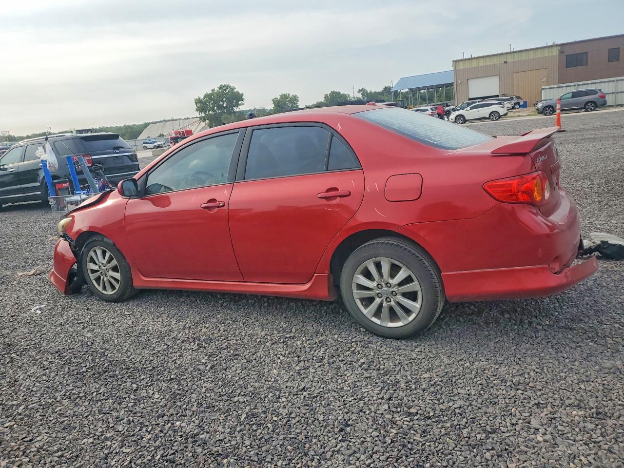 2010 Toyota Corolla Red vin: 1NXBU4EE4AZ213449