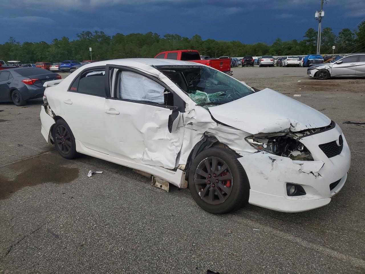 2010 Toyota Corolla S Белый vin: 1NXBU4EE4AZ215072