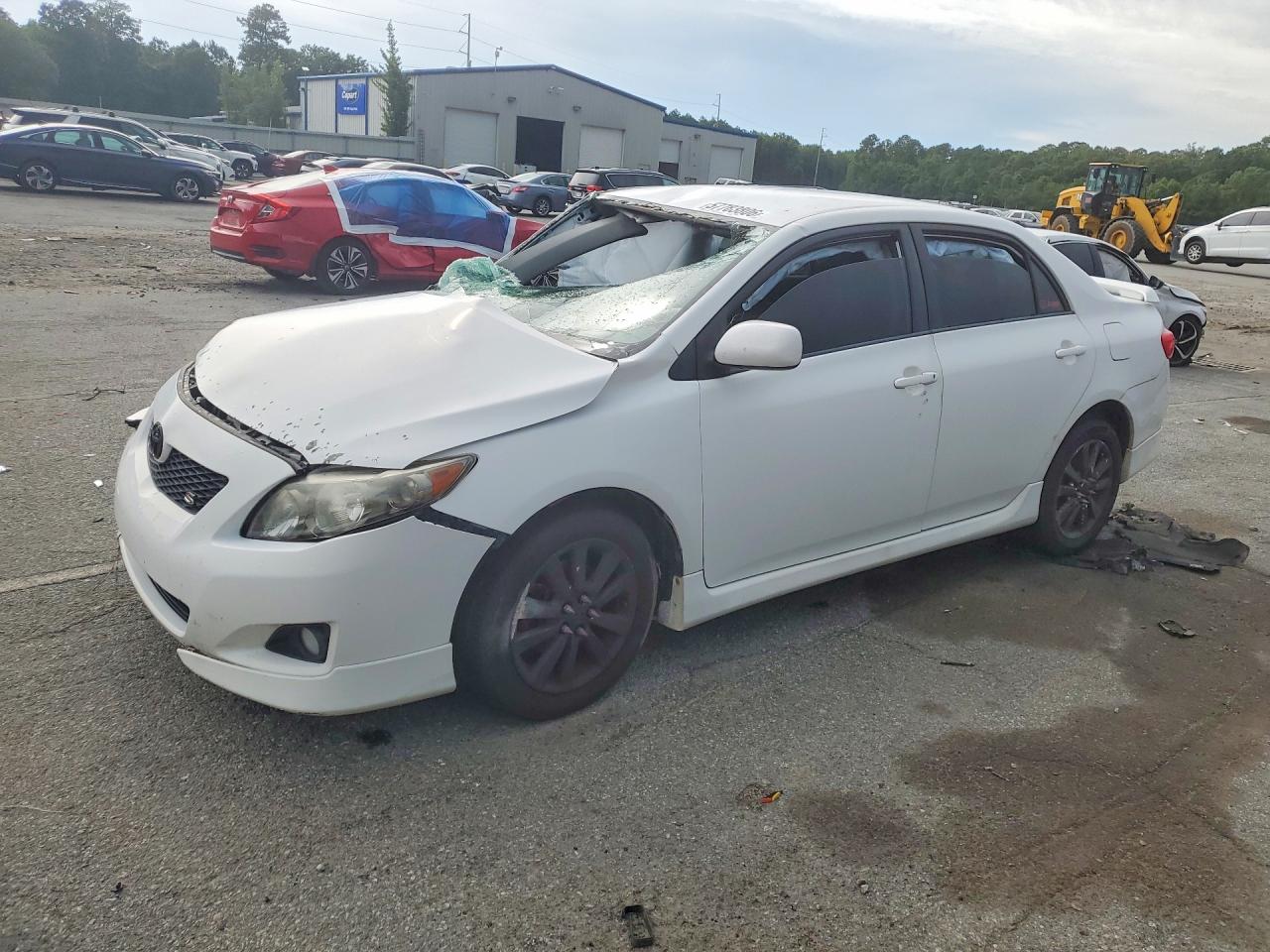 2010 Toyota Corolla S White vin: 1NXBU4EE4AZ215072