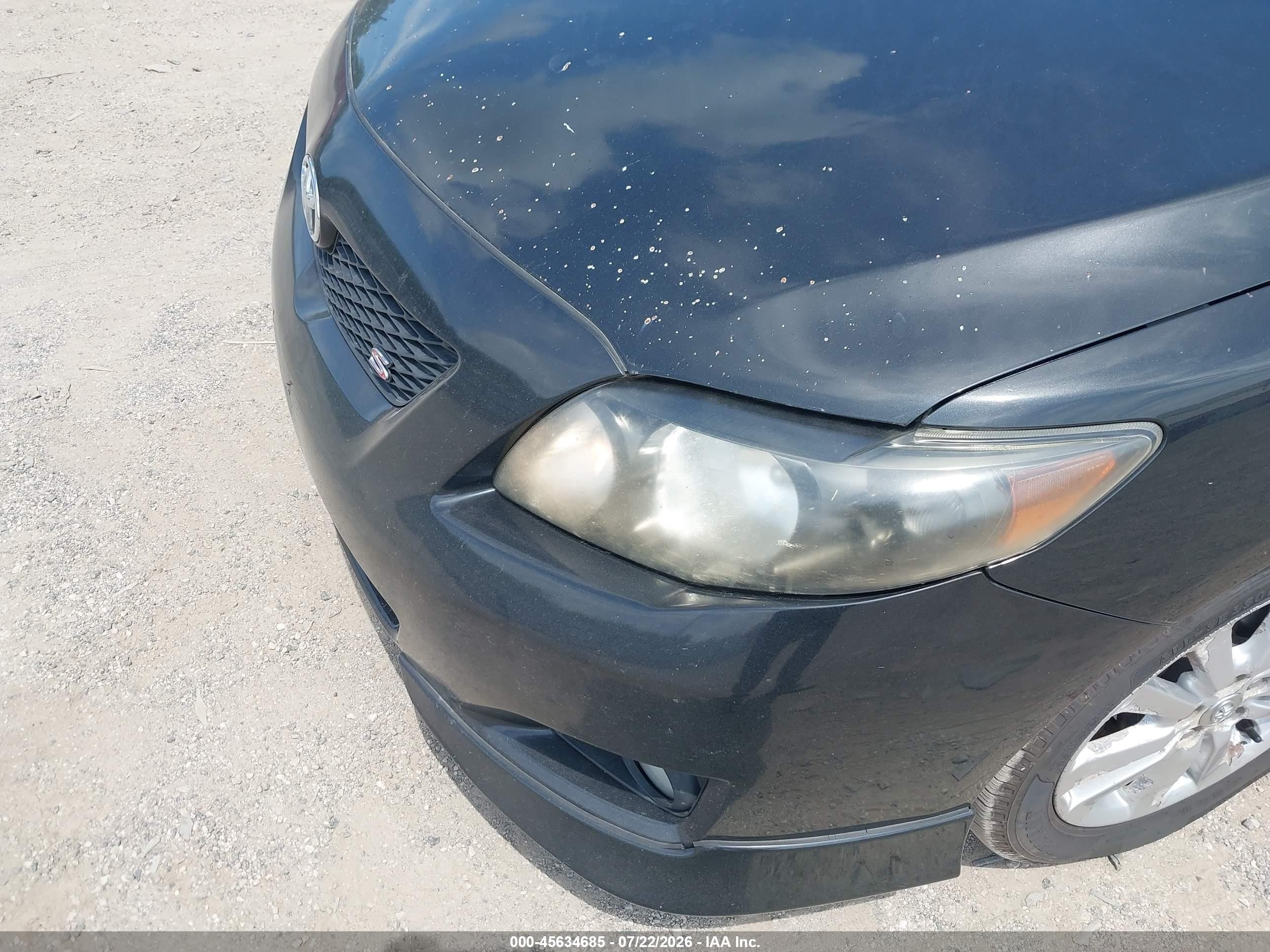 2010 Toyota Corolla S Black vin: 1NXBU4EE4AZ219624