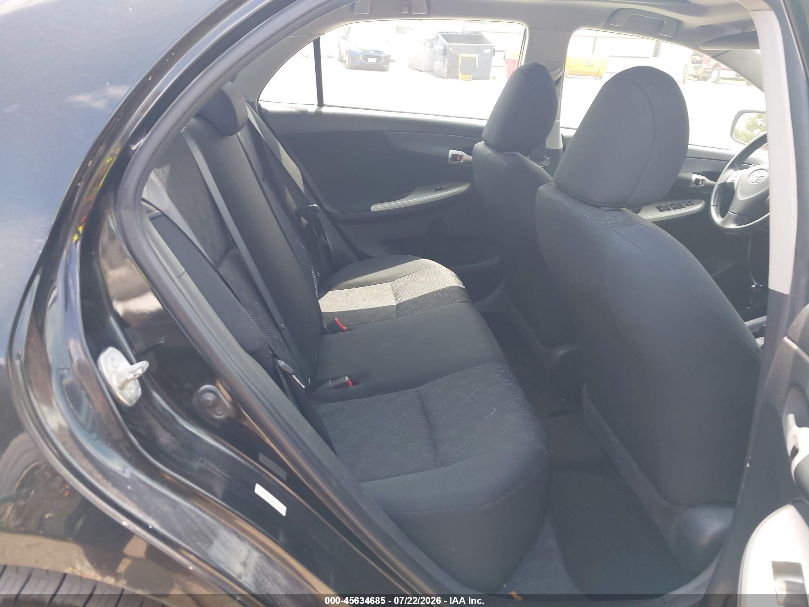 2010 Toyota Corolla S Black vin: 1NXBU4EE4AZ219624