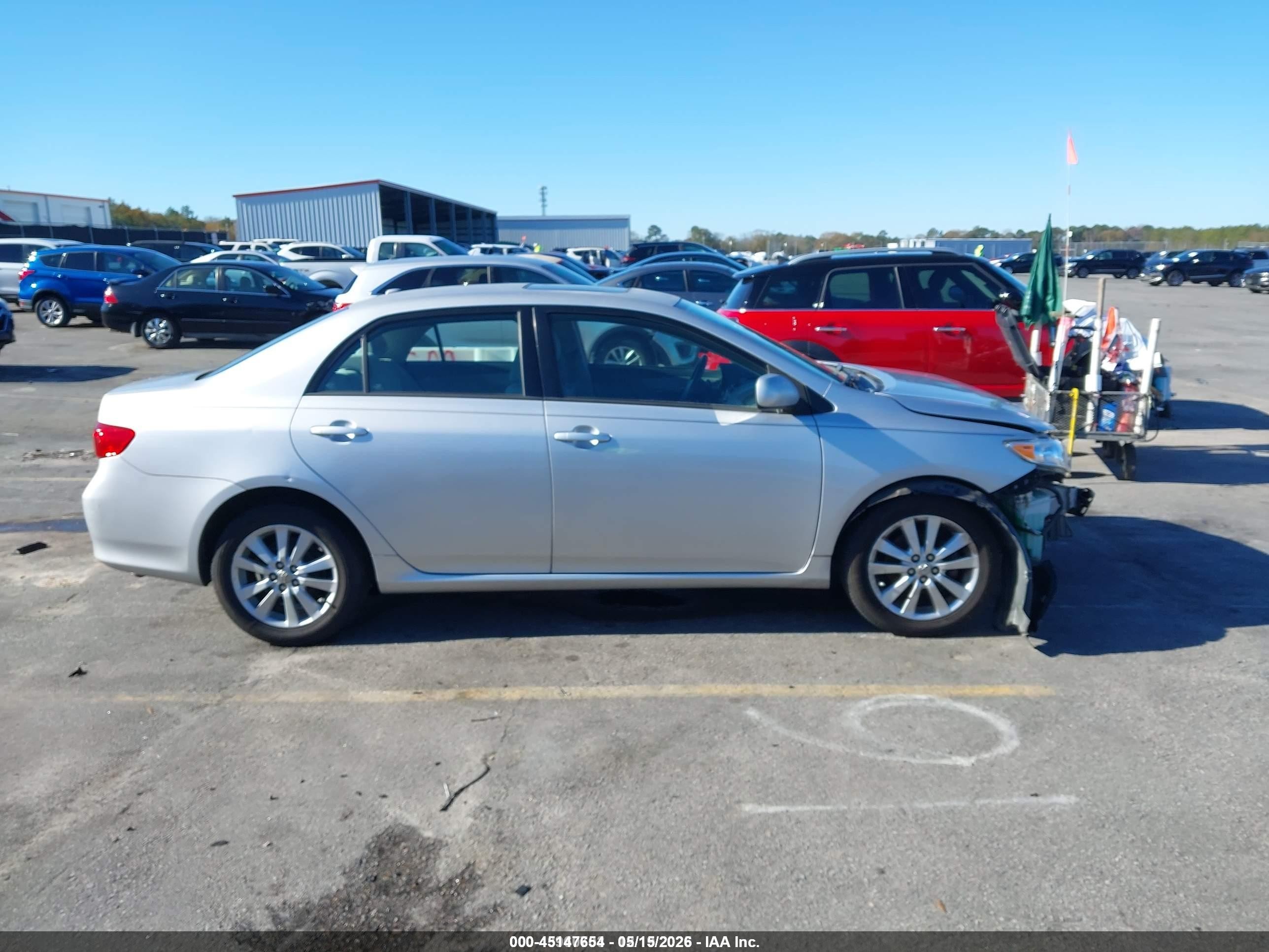 2010 Toyota Corolla Xle Silver vin: 1NXBU4EE4AZ224757