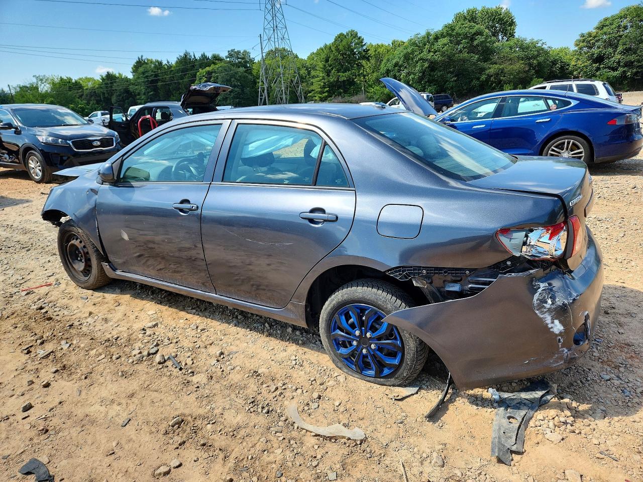2010 Toyota Corolla Le Gray vin: 1NXBU4EE4AZ226802