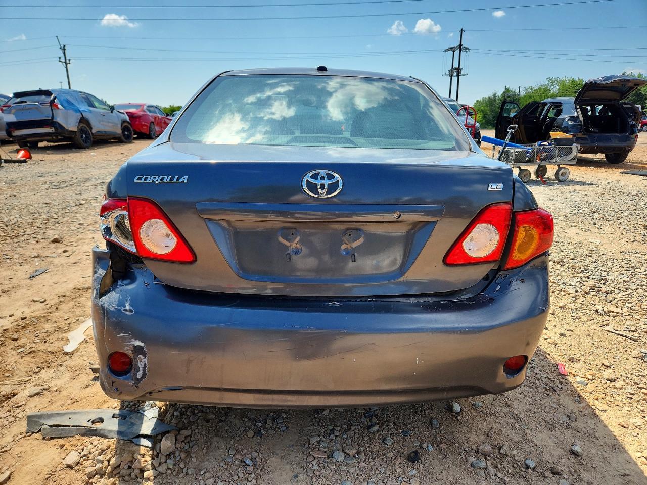 2010 Toyota Corolla Le Gray vin: 1NXBU4EE4AZ226802