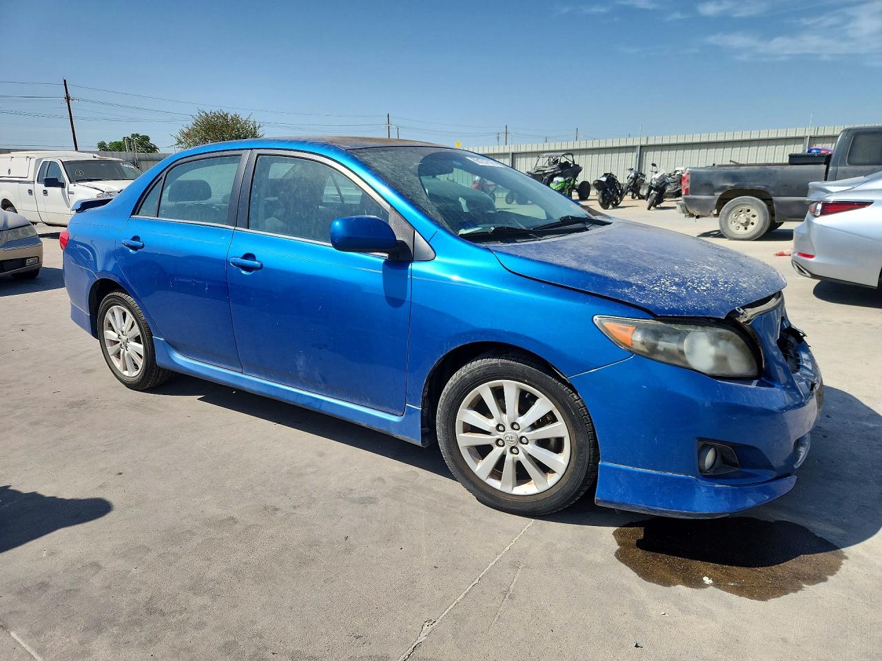 2010 Toyota Corolla S Blue vin: 1NXBU4EE4AZ240280